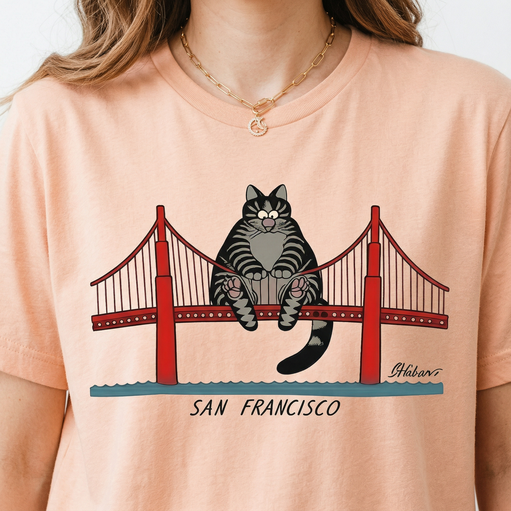 Space Cat Graphic T-Shirt – Sci-Fi Humor Retro City Tee