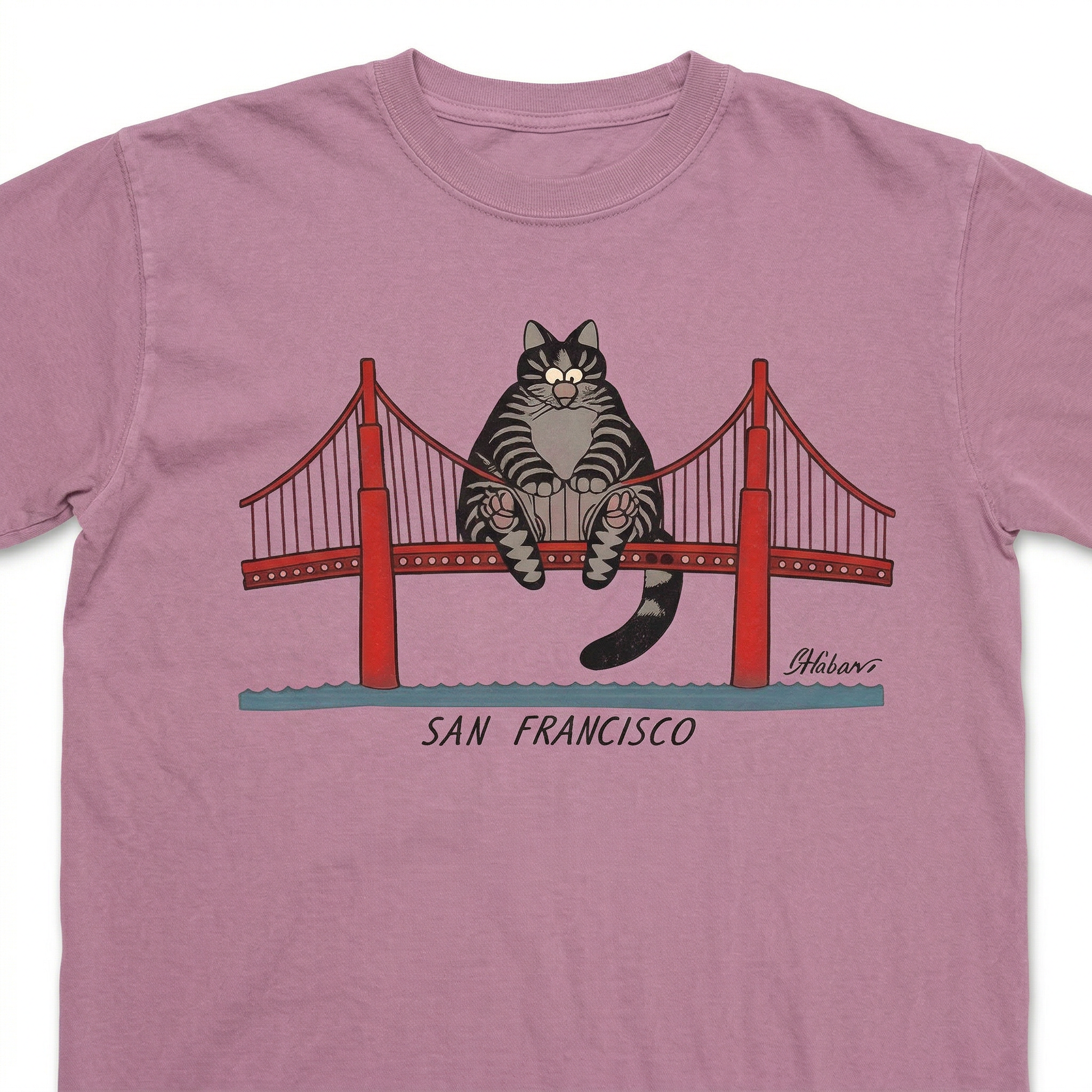 Space Cat Graphic T-Shirt – Sci-Fi Humor Retro City Tee