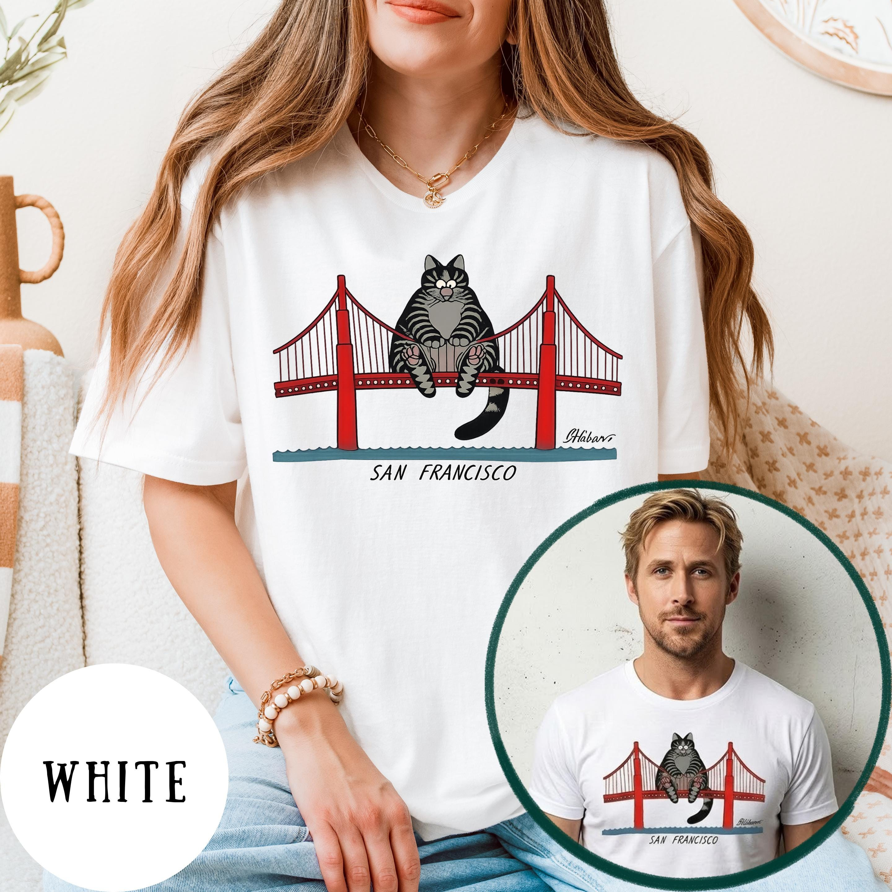 Space Cat Graphic T-Shirt – Sci-Fi Humor Retro City Tee