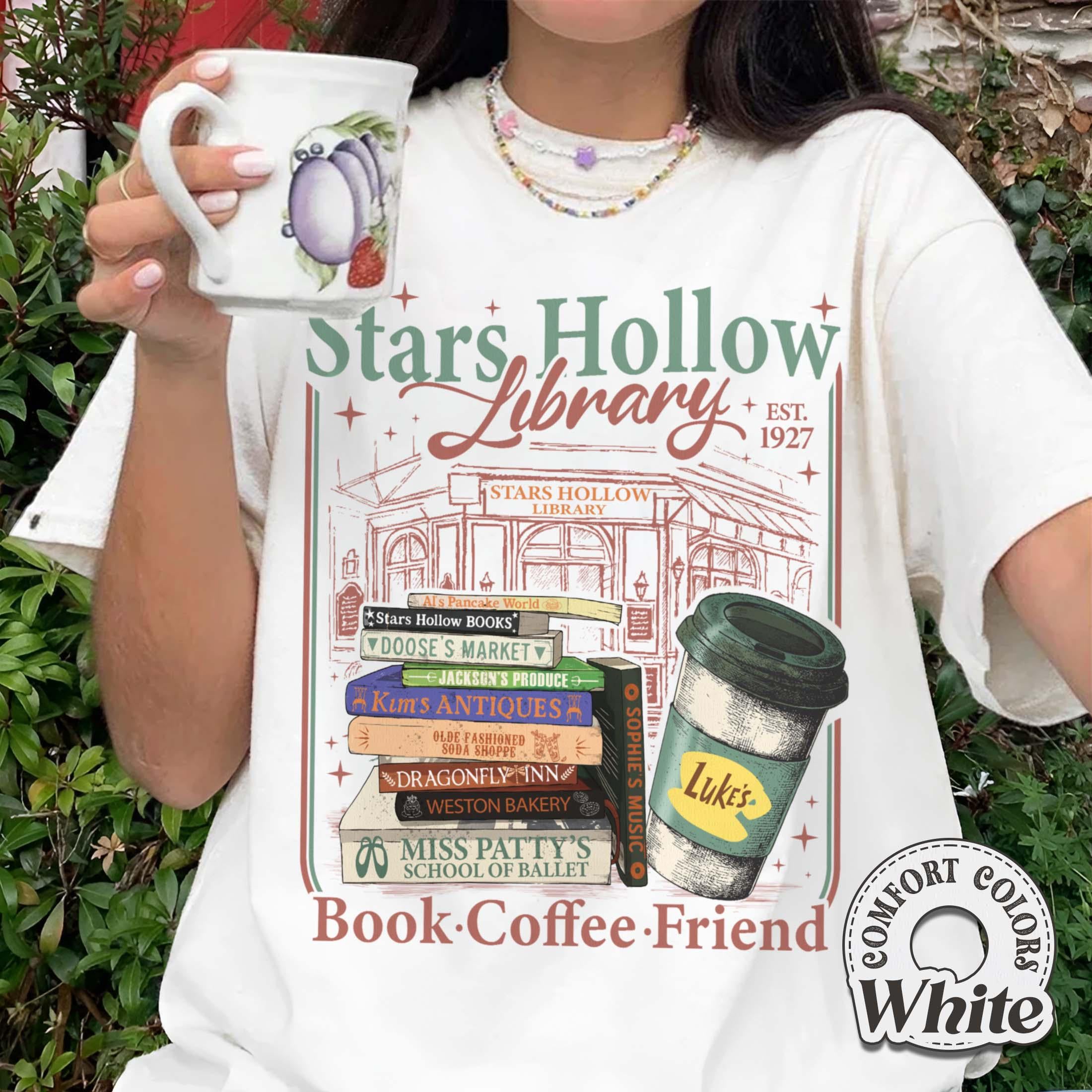 Stars Hollow Inspired Library Shirt – Fall Connecticut Tee, Autumn Gift for Librarians