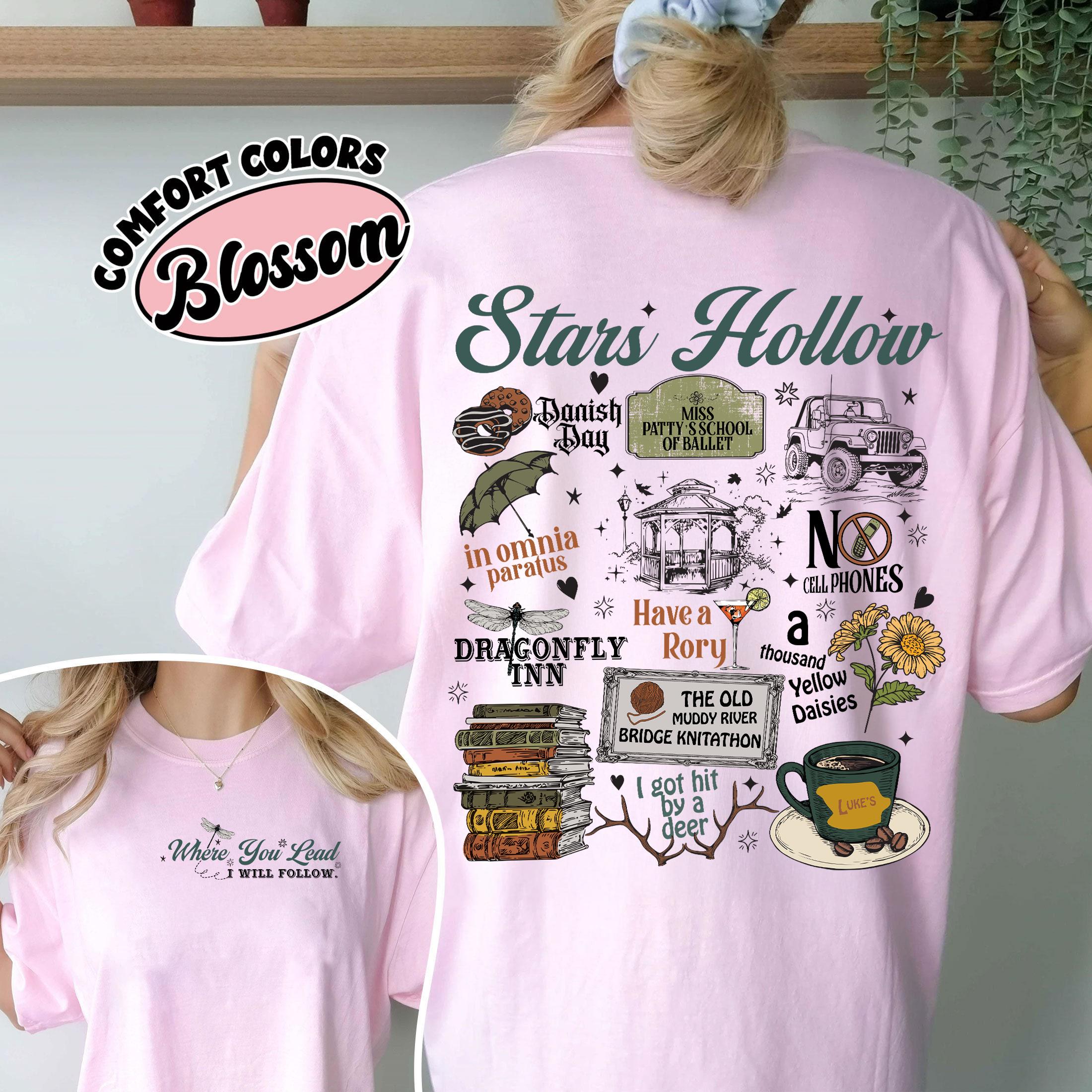 Retro Small-Town Coffee Shop Shirt – Where You Lead I Will Follow Two-Sided Tee, Cozy Fall Aesthetic Top