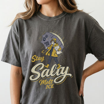 Stay Salty Immigration Rights Graphic T-Shirt – Subtle Protest Political Tee