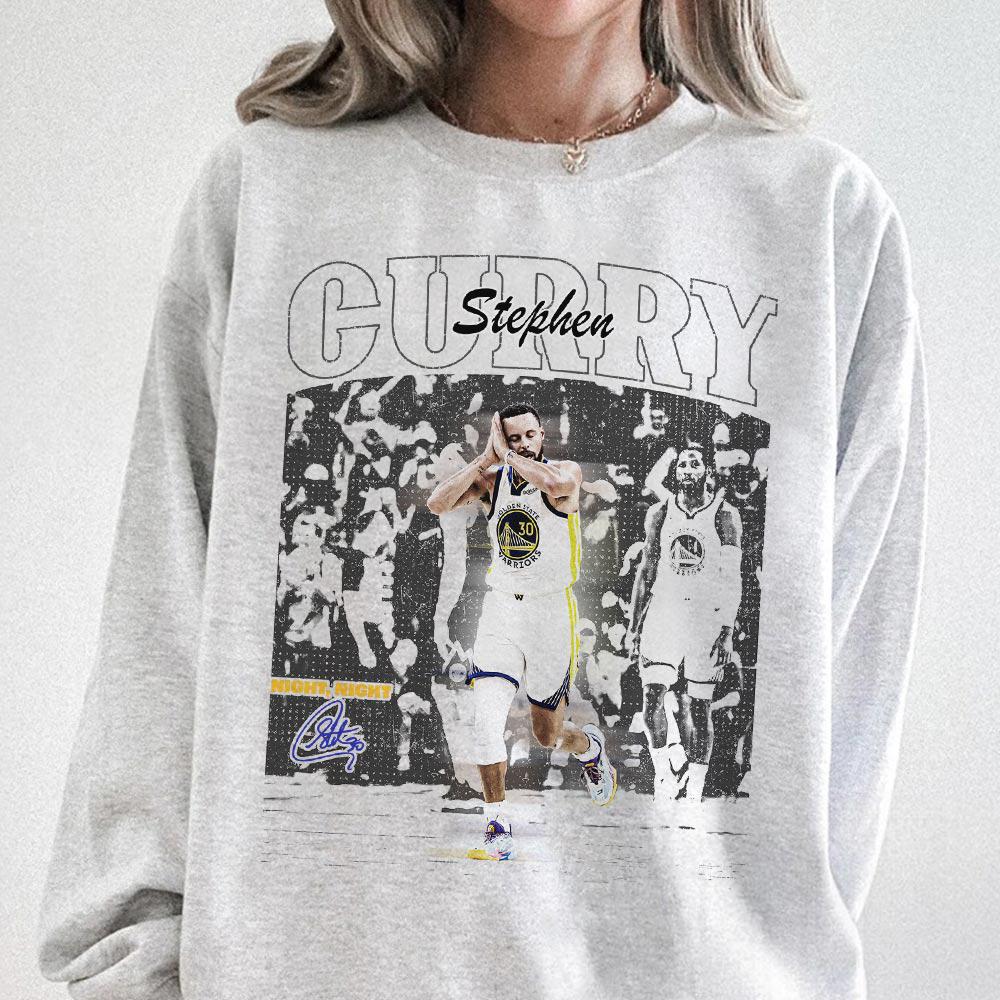 Stephen Curry Inspired Night Night Vintage Shirt – Retro Basketball Game Day Tee