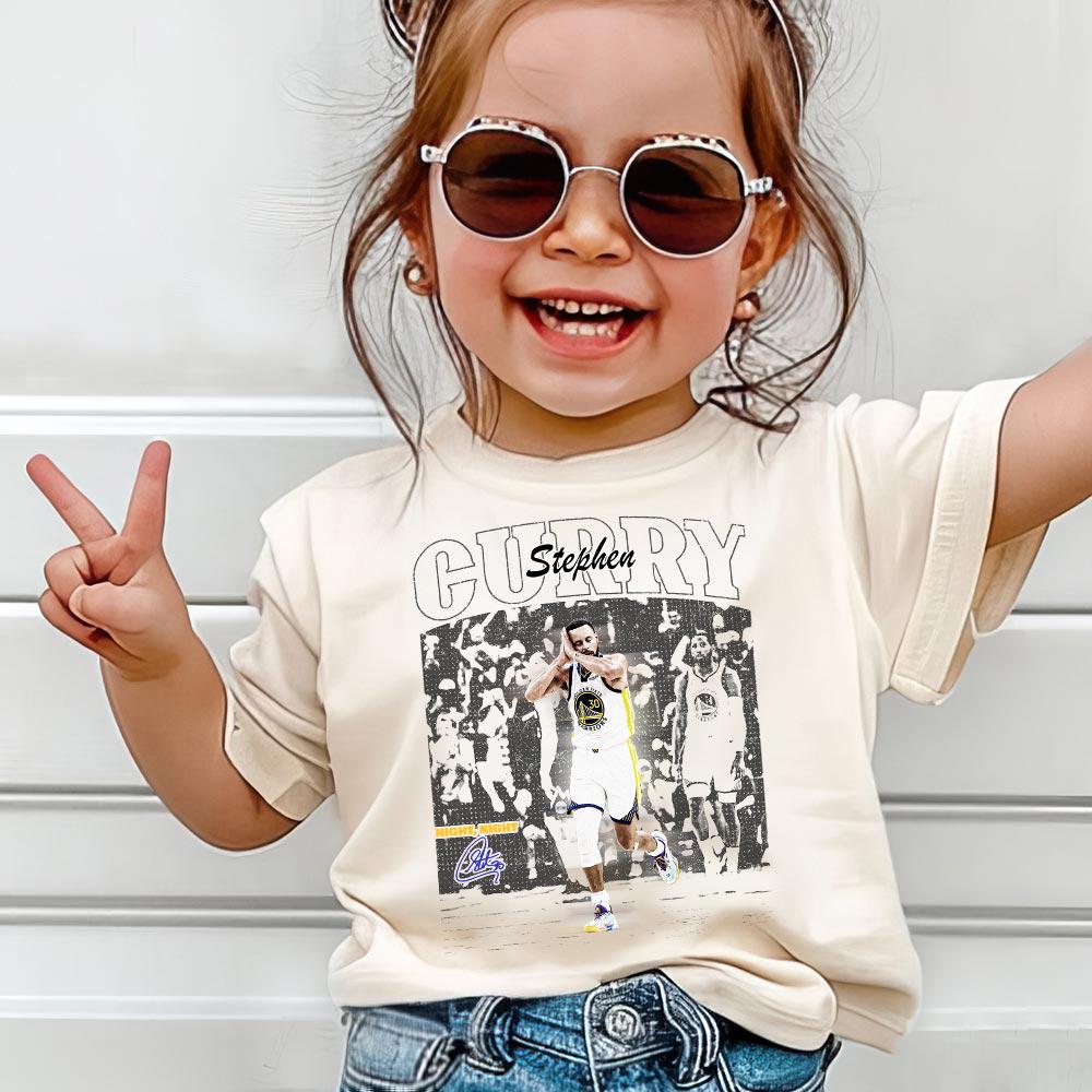 Stephen Curry Inspired Night Night Vintage Shirt – Retro Basketball Game Day Tee