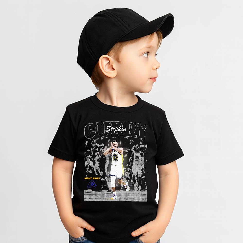 Stephen Curry Inspired Night Night Vintage Shirt – Retro Basketball Game Day Tee