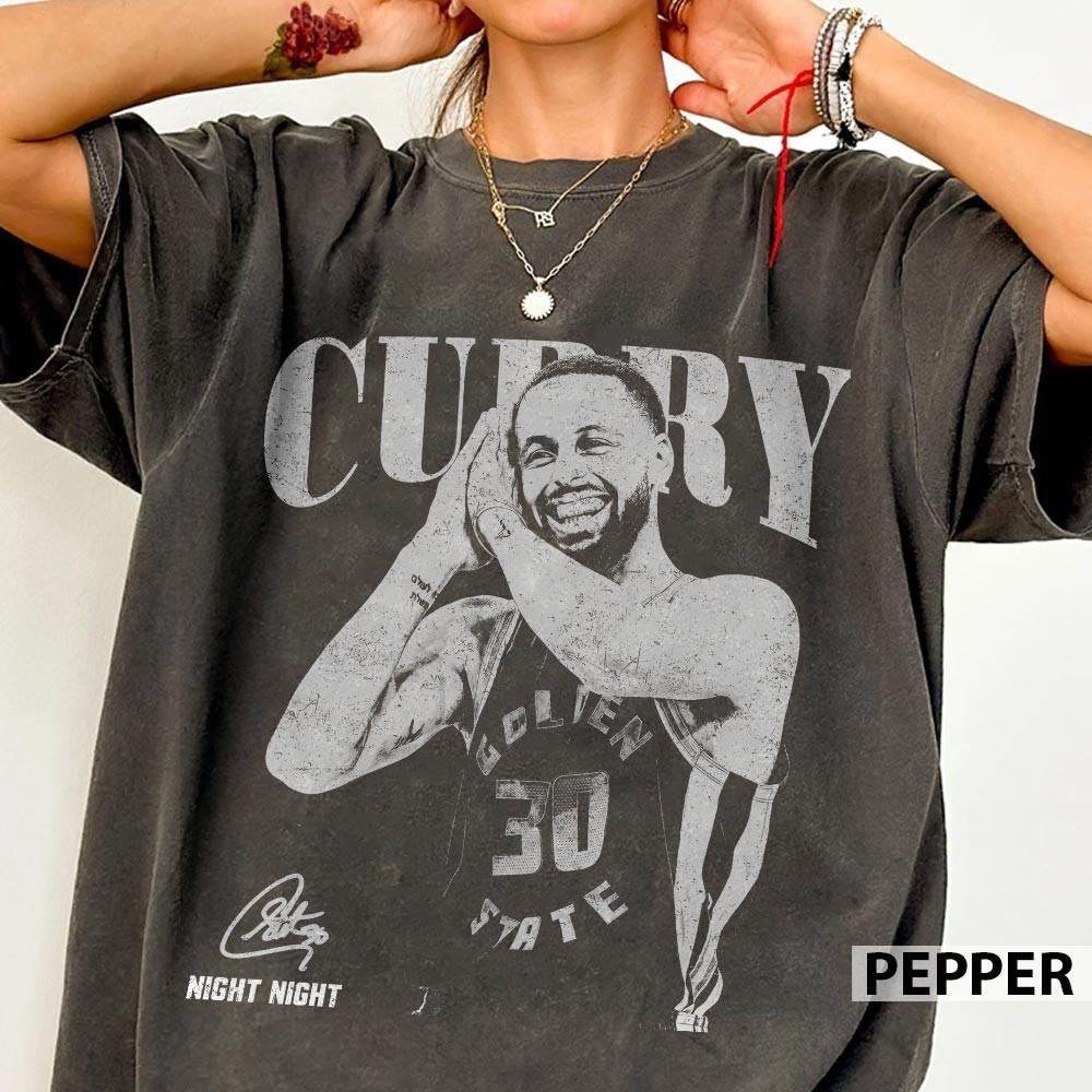 Stephen Curry Inspired Basketball Vintage Shirt – Retro Game Day Tee