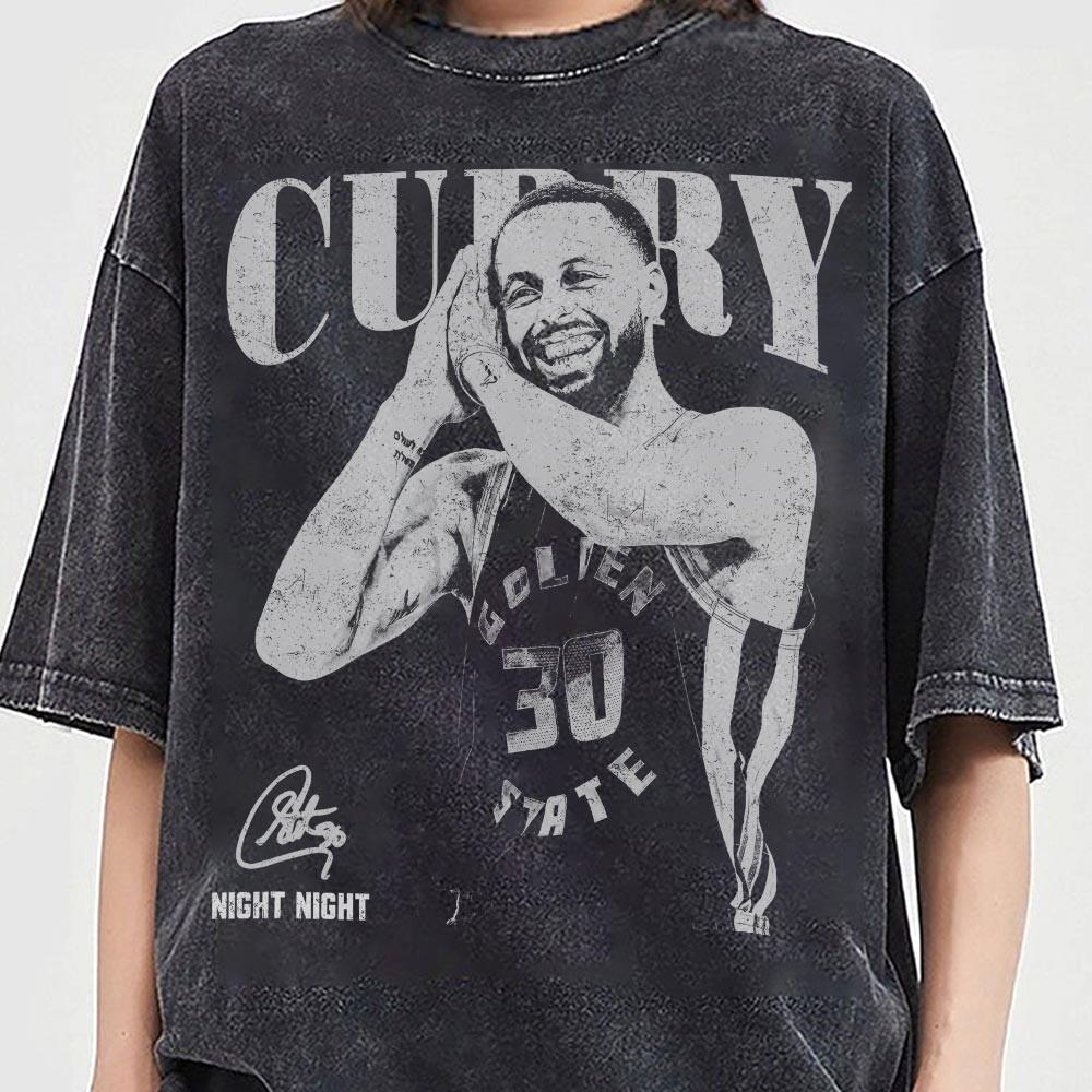 Stephen Curry Inspired Basketball Vintage Shirt – Retro Game Day Tee