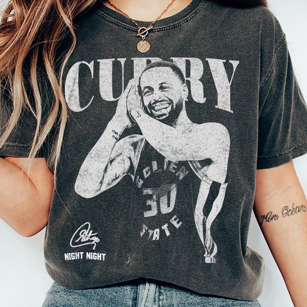 Stephen Curry Inspired Basketball Vintage Shirt – Retro Game Day Tee