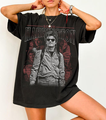Steve Harrington Inspired T-Shirt – Retro 80s TV Show Graphic Tee, Vintage Fan Gift Shirt