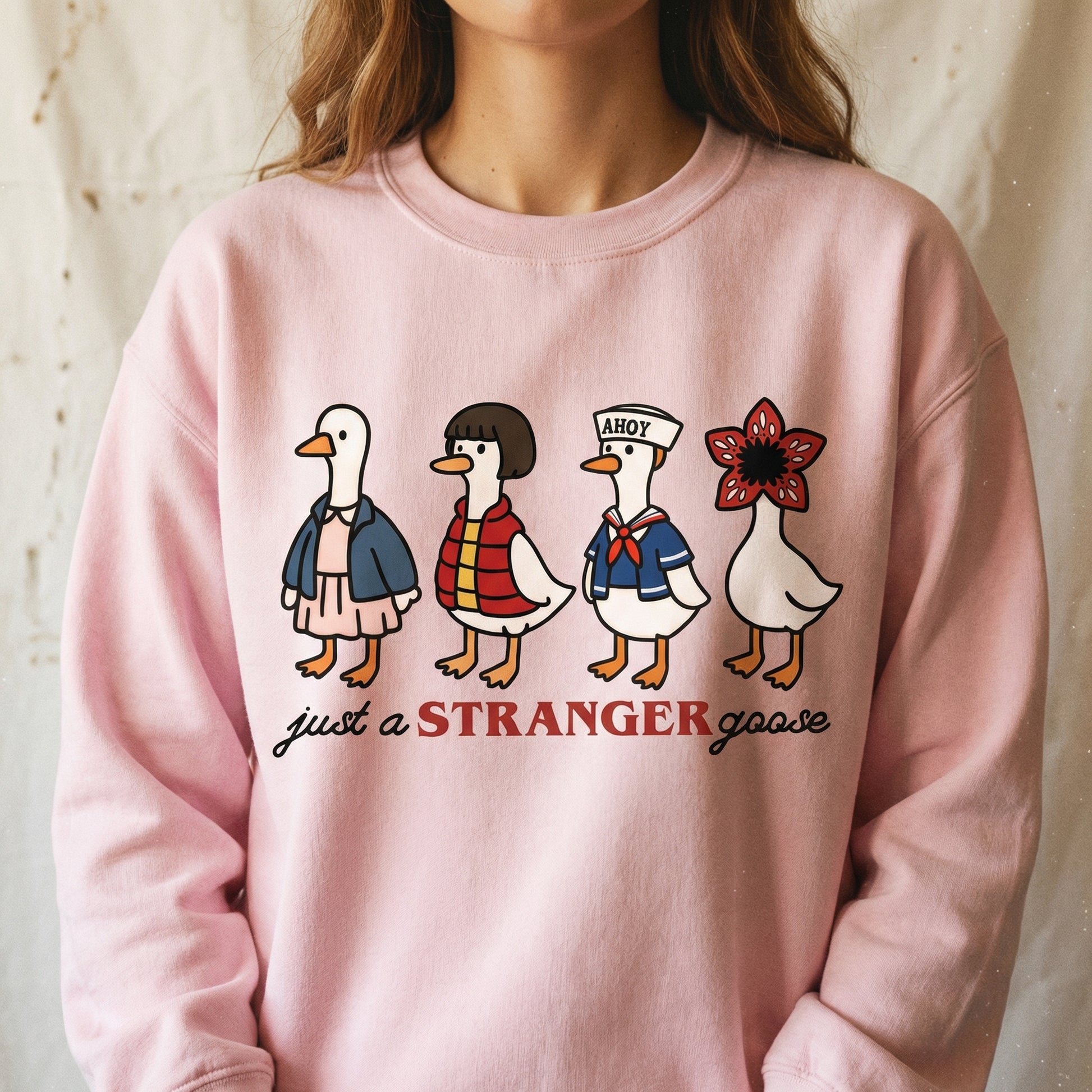 Strange Goose Halloween Shirt – Funny Silly Goose Graphic T-Shirt