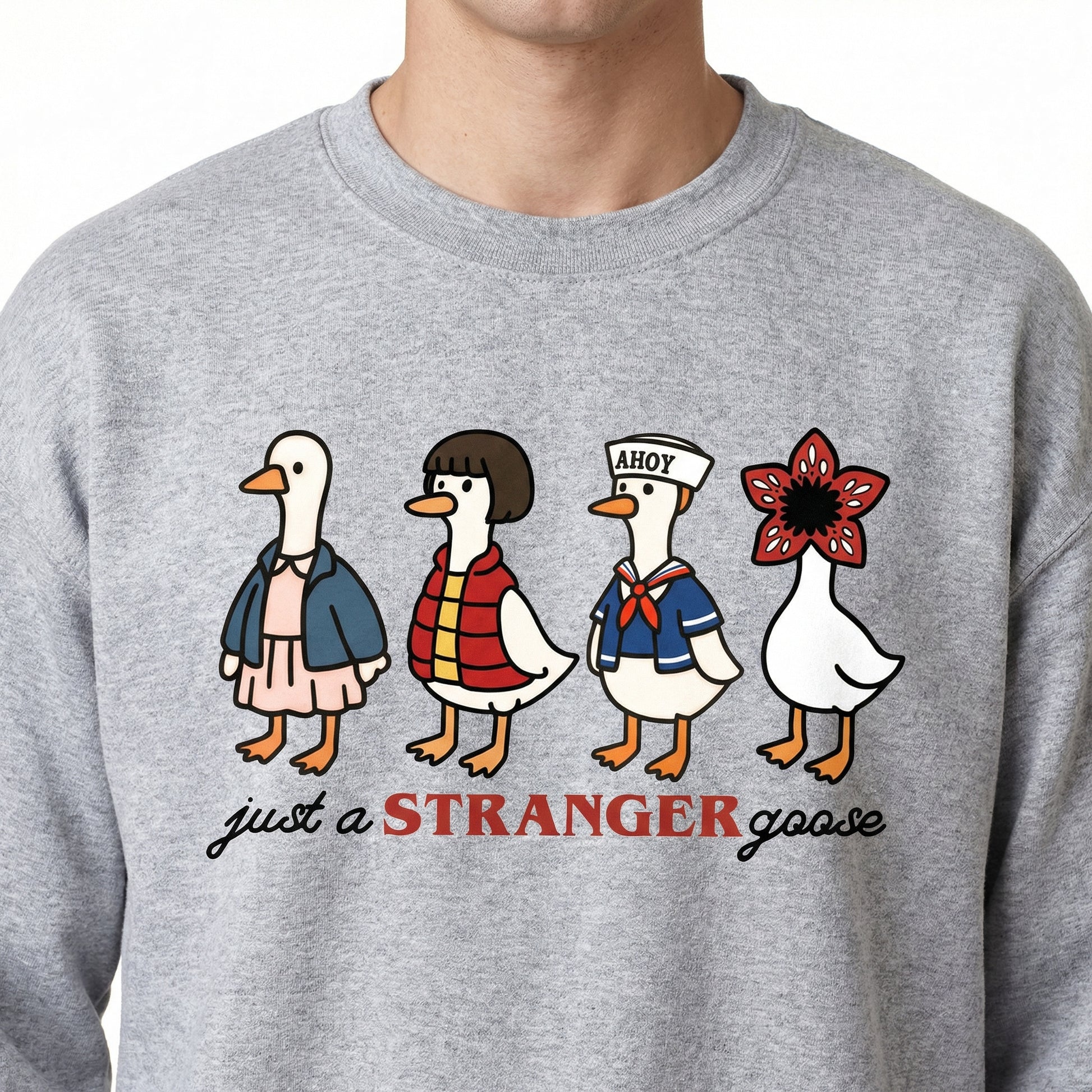 Strange Goose Halloween Shirt – Funny Silly Goose Graphic T-Shirt