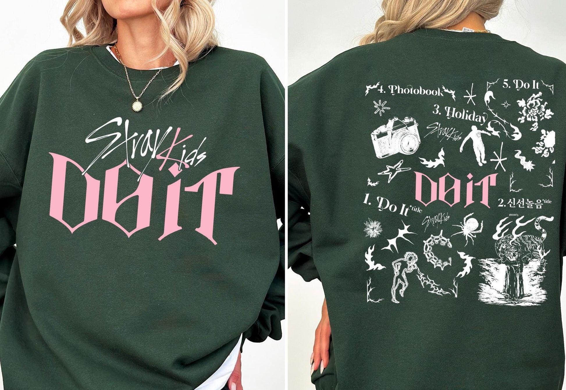 SKZ It Tap Inspired T-Shirt – Do It Tracklist (2-Sided) K-Pop World Tour Graphic Tee