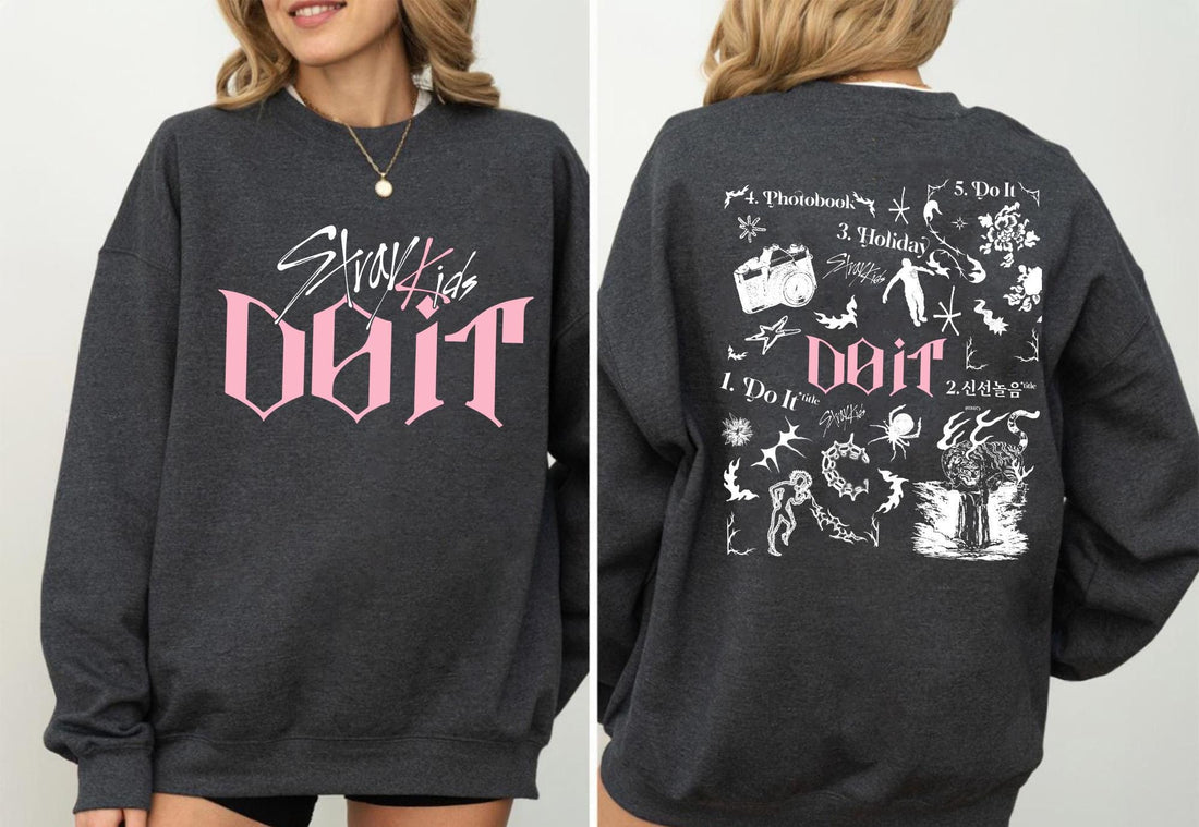 SKZ It Tap Inspired T-Shirt – Do It Tracklist (2-Sided) K-Pop World Tour Graphic Tee