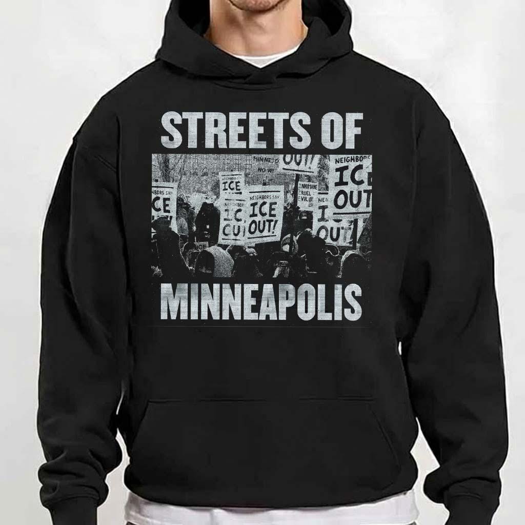 Streets of Minneapolis Graphic T-Shirt – Ice Out Resistance Urban Hoodie Tee