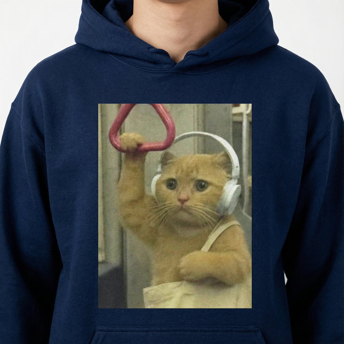 Subway Cat Meme T-Shirt – Funny Gen Z Humor Kitty Graphic Tee