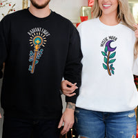 Sun And MoonStaff Matching Hoodies For Couples