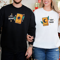 Sun & Moon Cards Matching Hoodies For Couples
