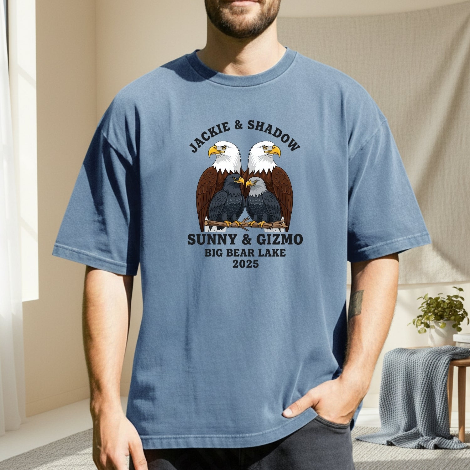 Sunny & Gizmo Bald Eagle T-Shirt – Cute Baby Eaglet Unisex Wildlife Tee