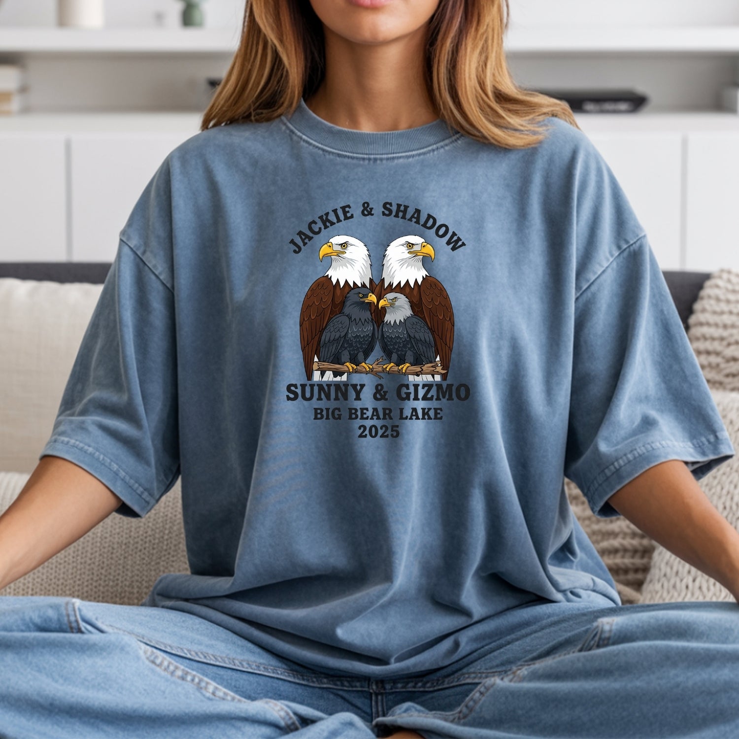 Sunny & Gizmo Bald Eagle T-Shirt – Cute Baby Eaglet Unisex Wildlife Tee