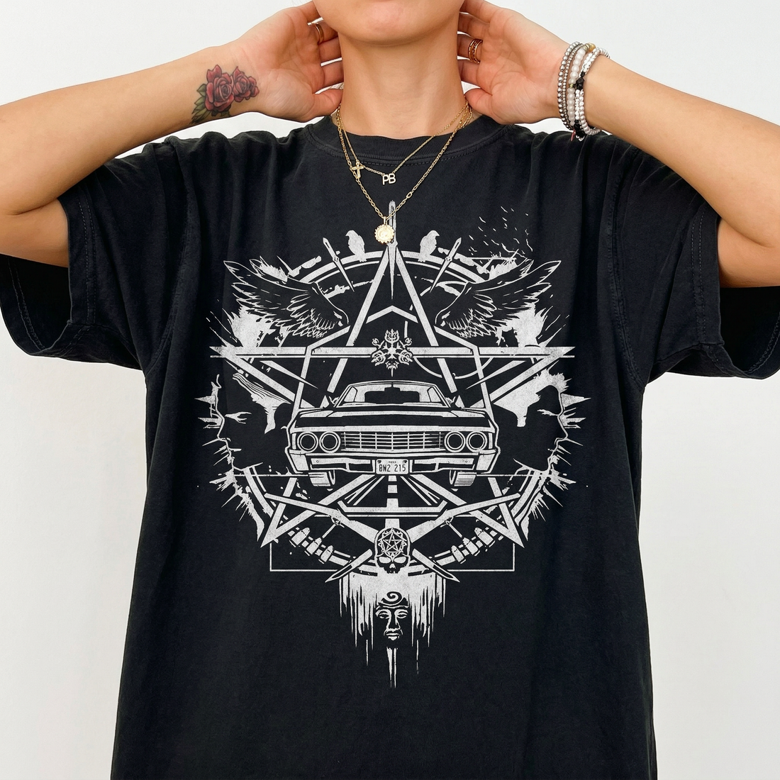 Supernatural Logo Shirt – Vintage Style TV Series Graphic Tee
