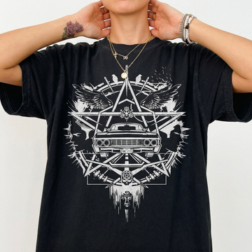 Supernatural Logo Shirt – Vintage Style TV Series Graphic Tee