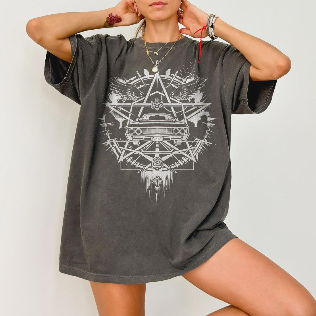Supernatural Logo Shirt – Vintage Style TV Series Graphic Tee