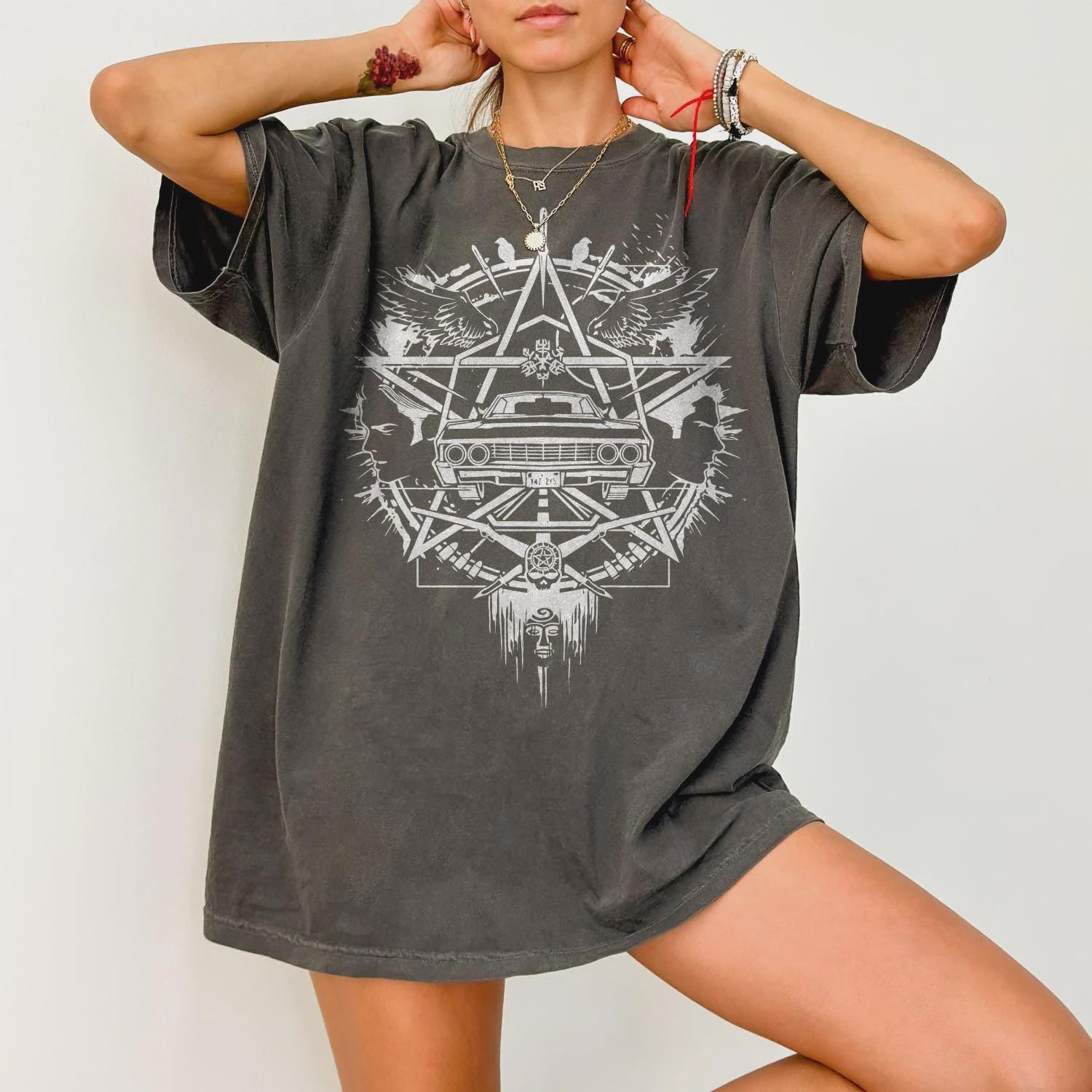 Supernatural Logo Shirt – Vintage Style TV Series Graphic Tee