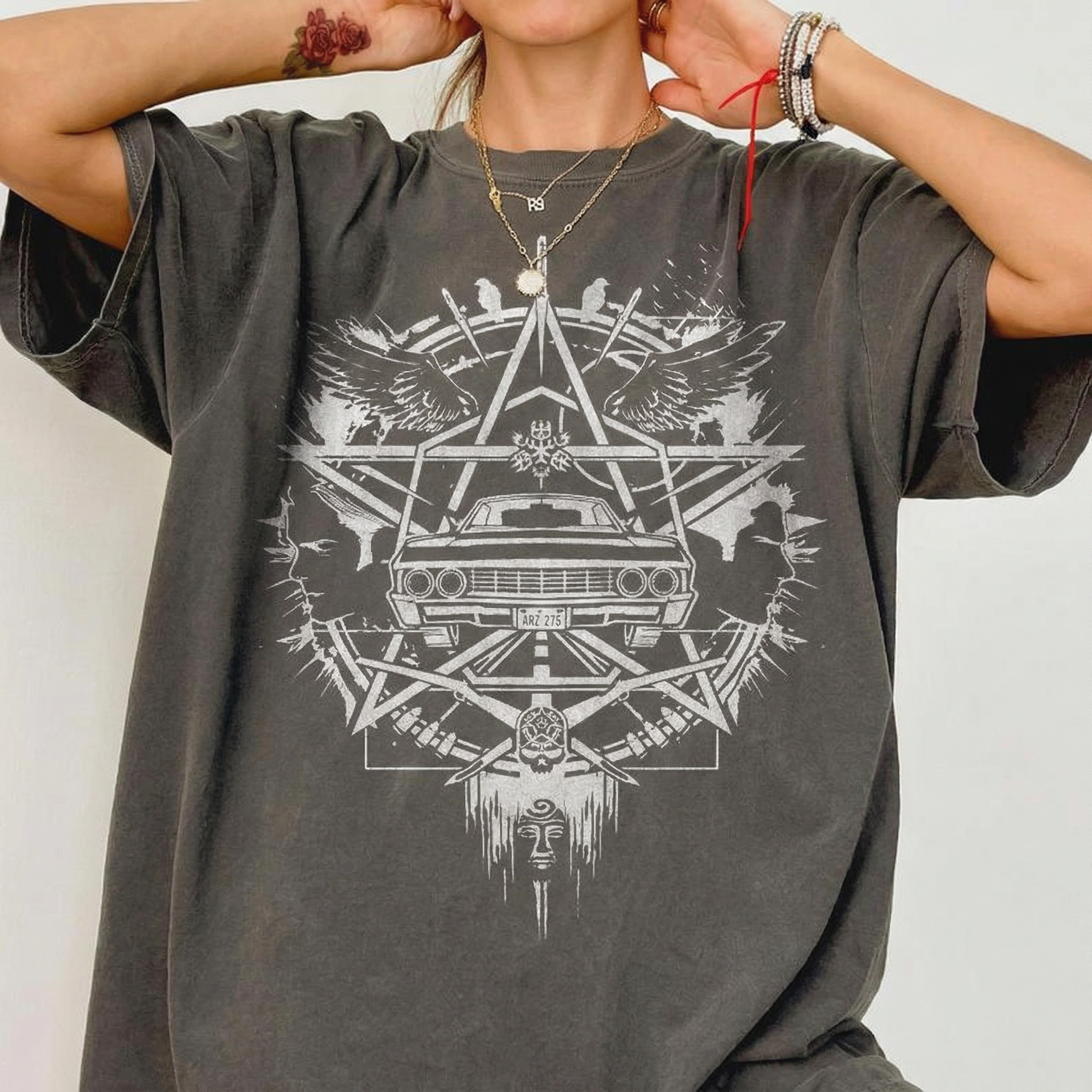 Supernatural Logo Shirt – Vintage Style TV Series Graphic Tee