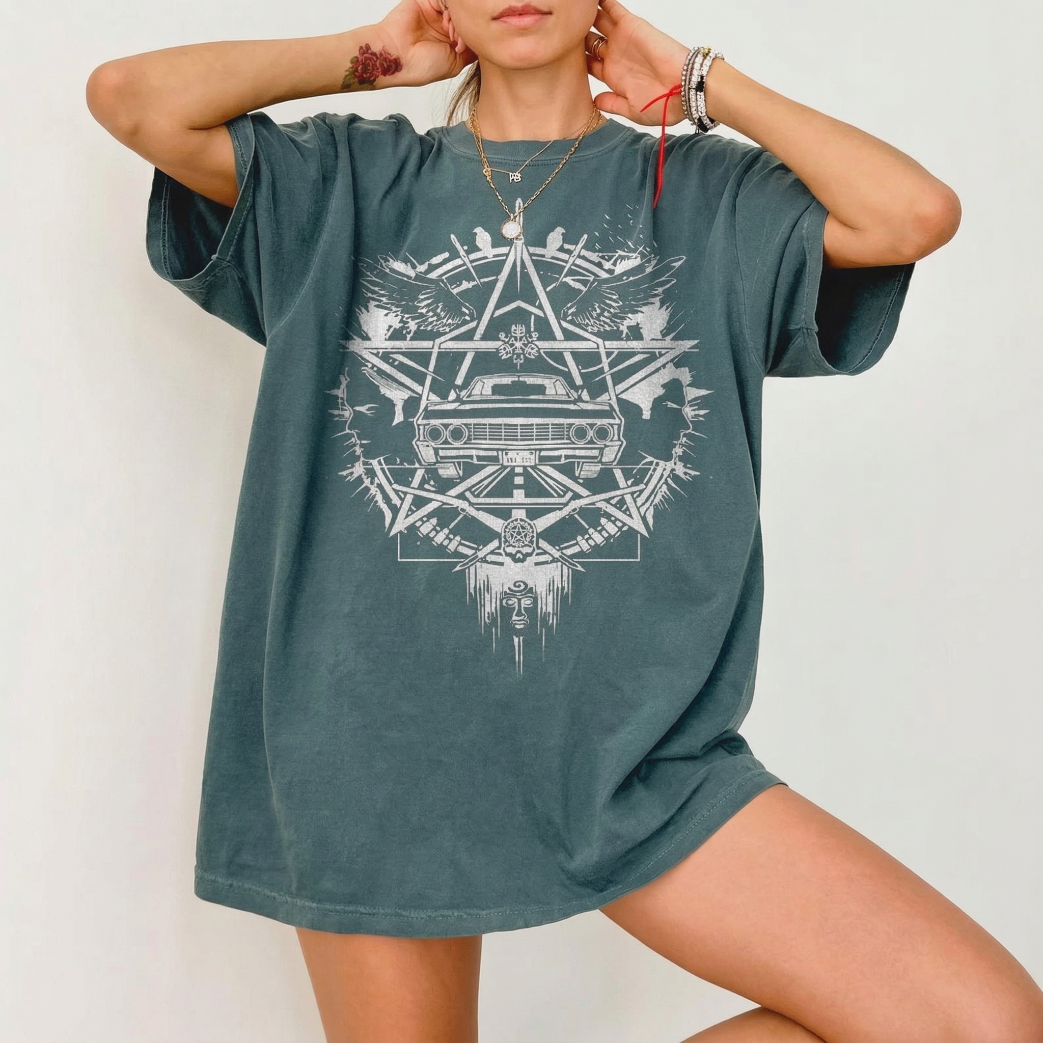 Supernatural Logo Shirt – Vintage Style TV Series Graphic Tee