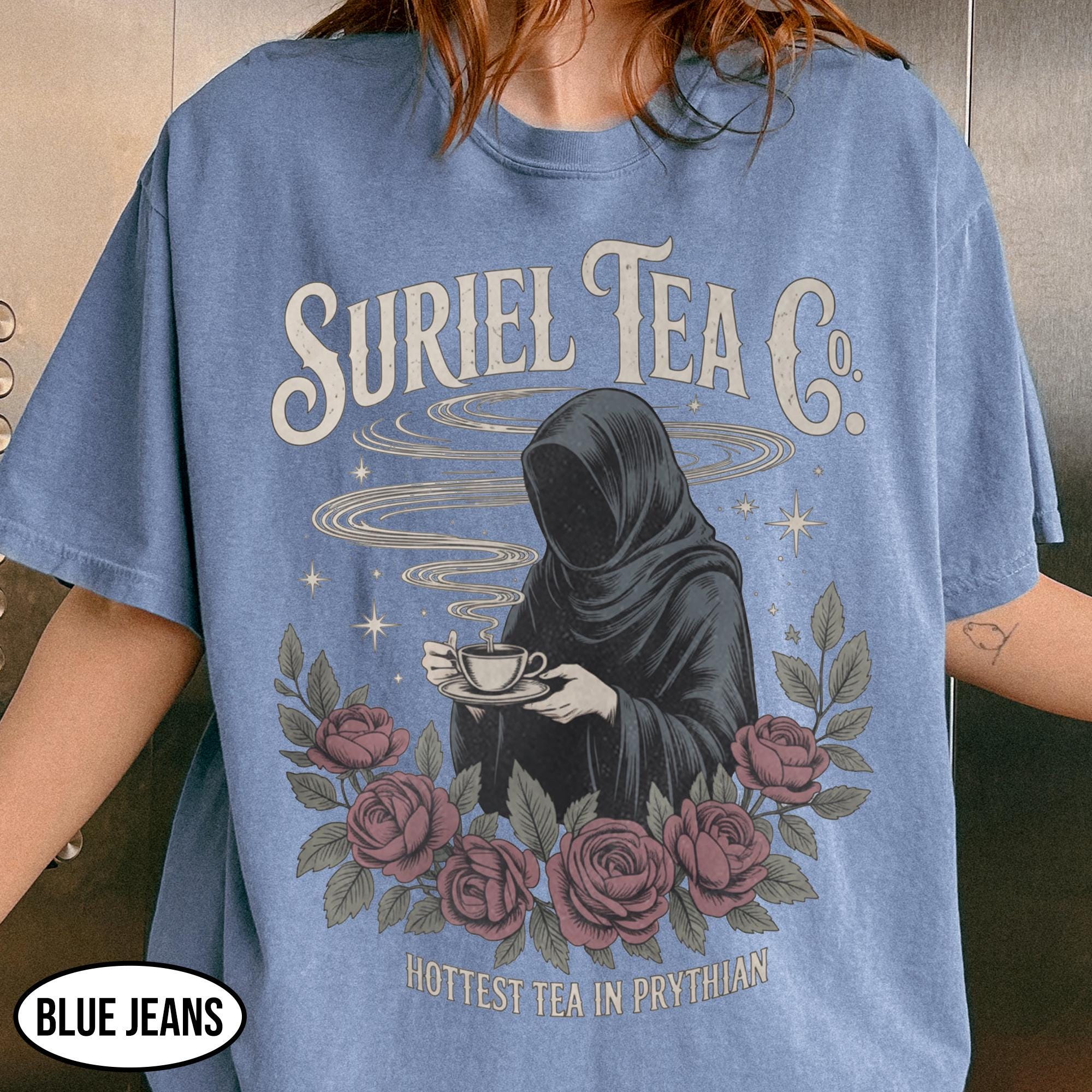 Fantasy Tea Co Shirt - The Hottest Tea in the Realm Vintage Bookish Tee