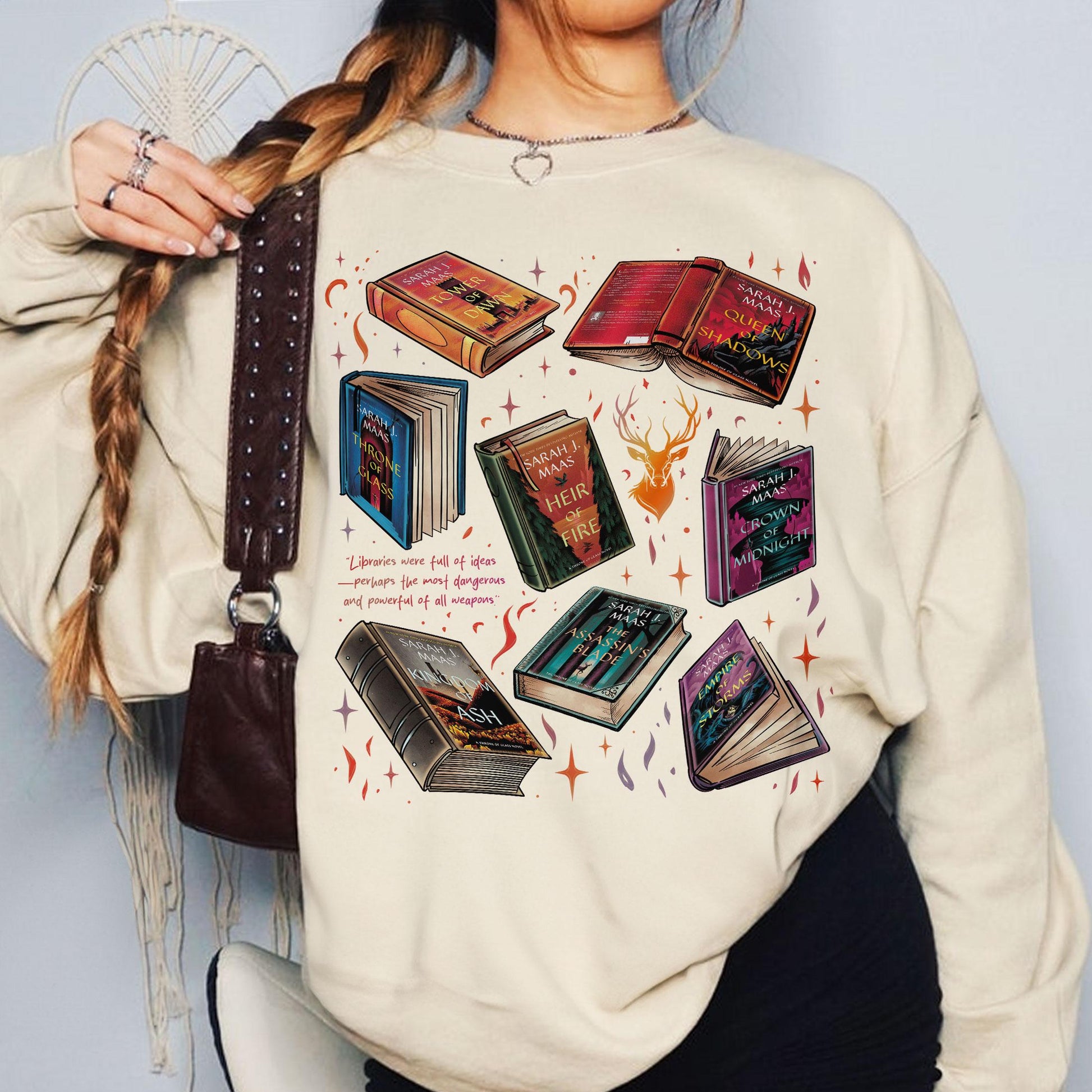 TOG Series Sweatshirt for Fans – Terrasen The Thirteen Crewneck, Bookish Christmas Gift