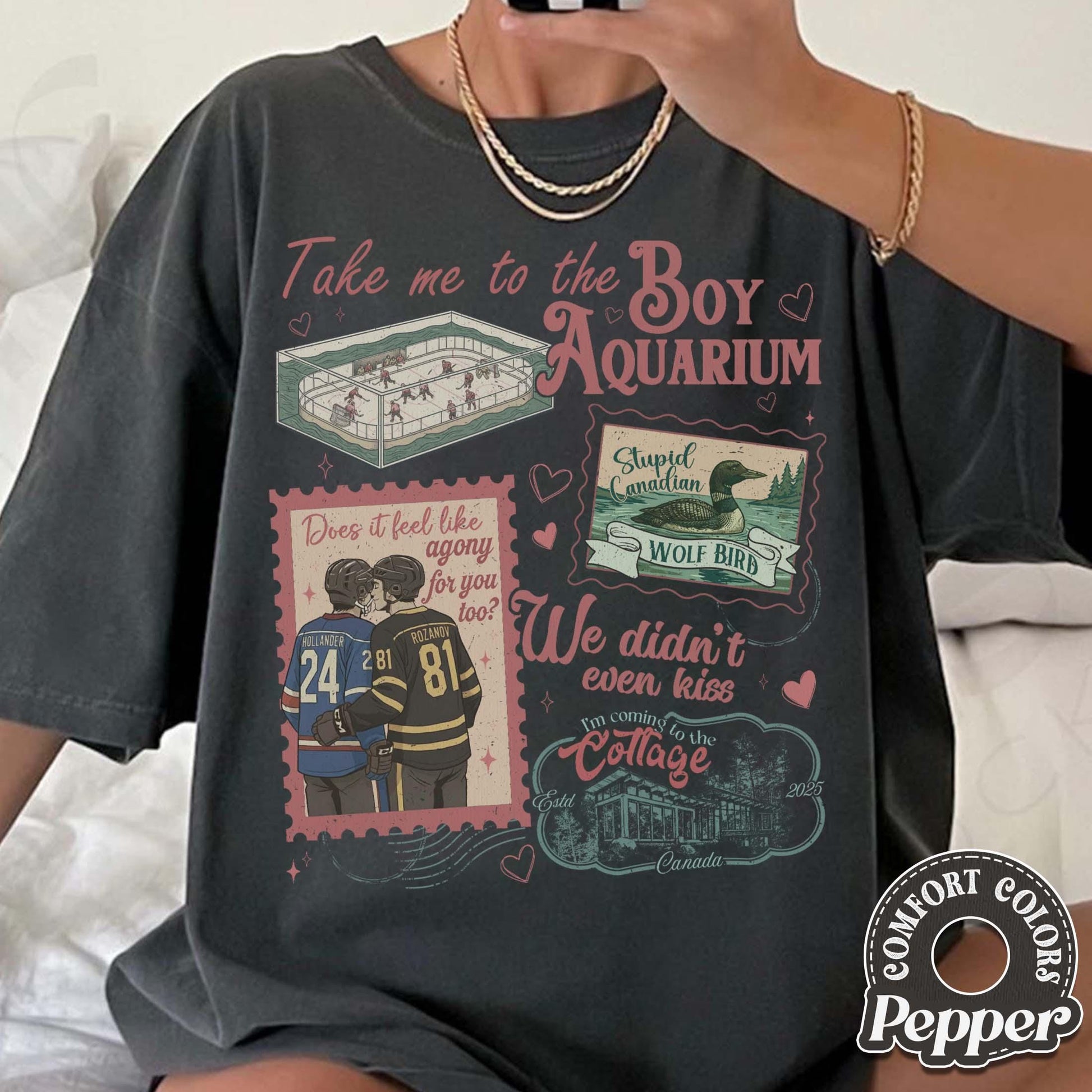 Take Me to the Boy Aquarium Shirt – Hockey Romance Reader Graphic Tee