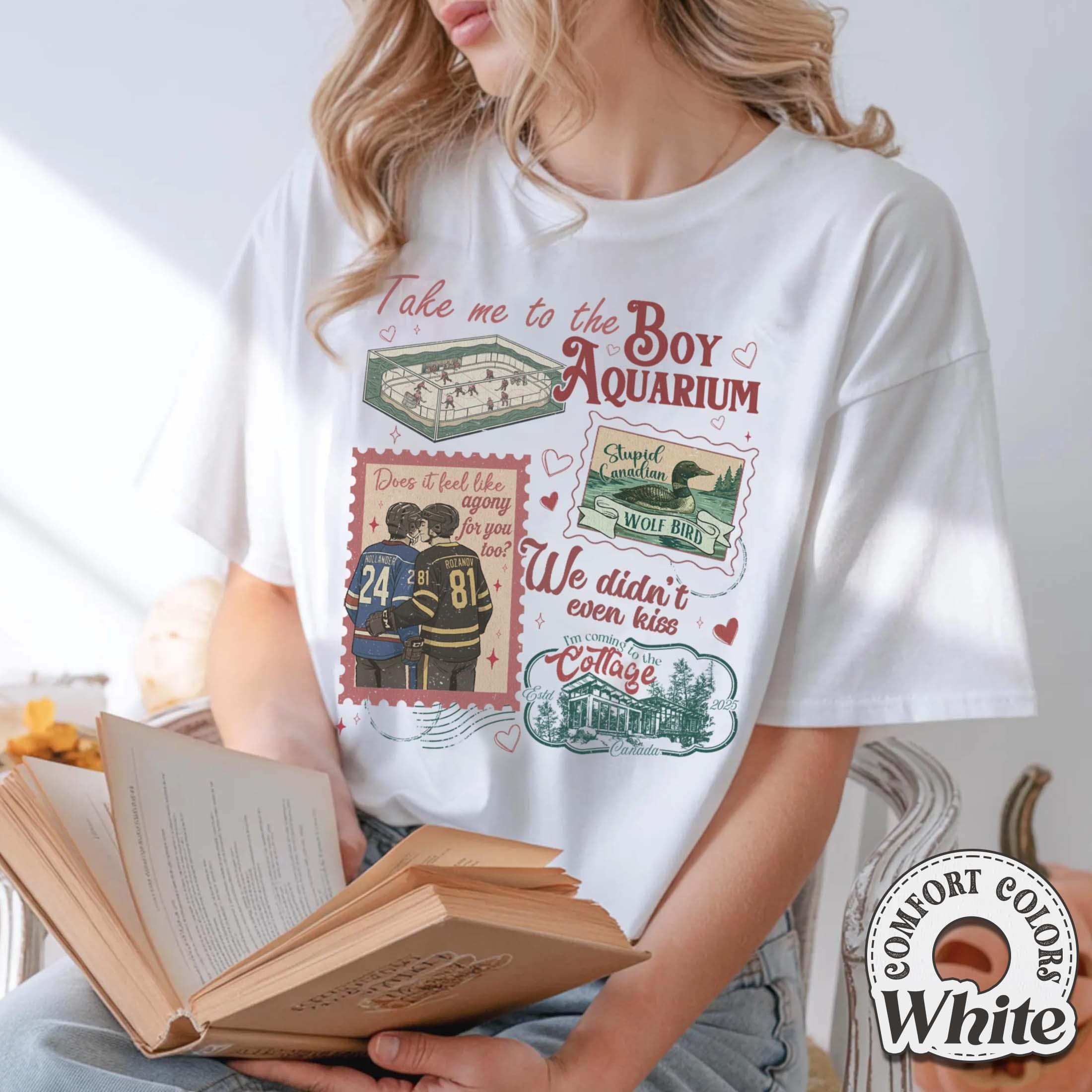 Take Me to the Boy Aquarium Shirt – Hockey Romance Reader Graphic Tee