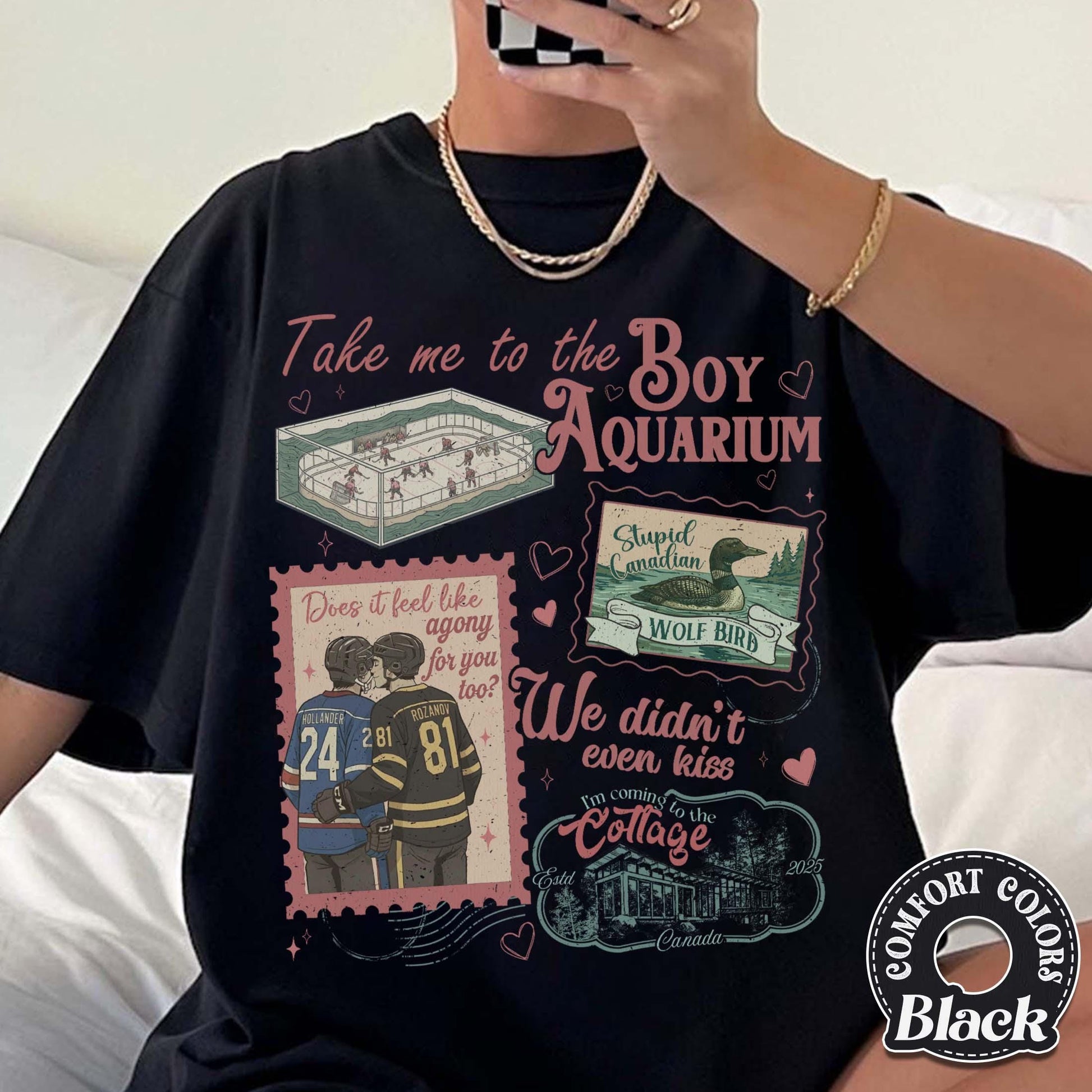 Take Me to the Boy Aquarium Shirt – Hockey Romance Reader Graphic Tee