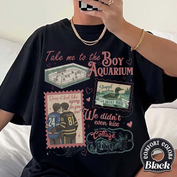 Take Me to the Boy Aquarium Shirt – Hockey Romance Reader Graphic Tee