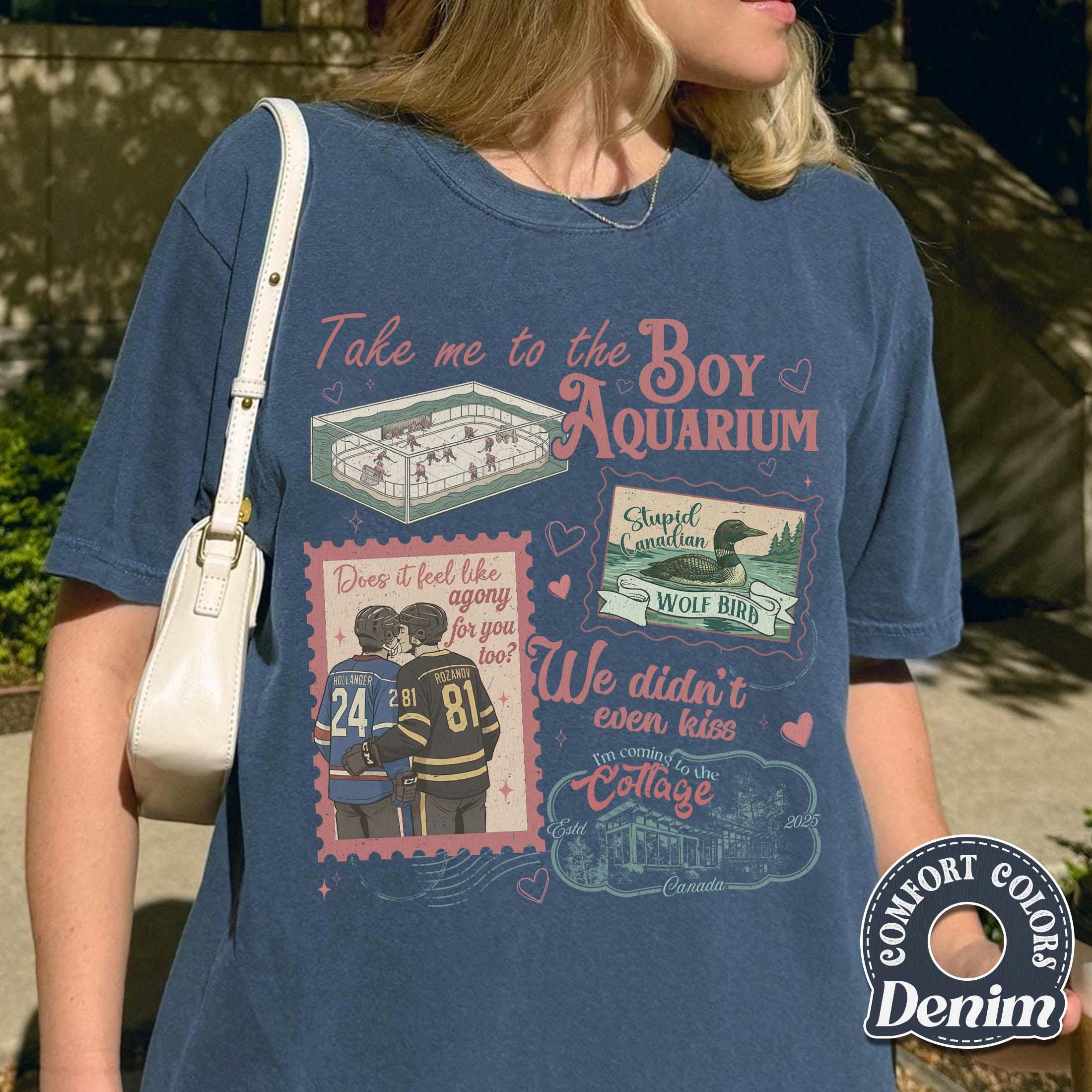 Take Me to the Boy Aquarium Shirt – Hockey Romance Reader Graphic Tee