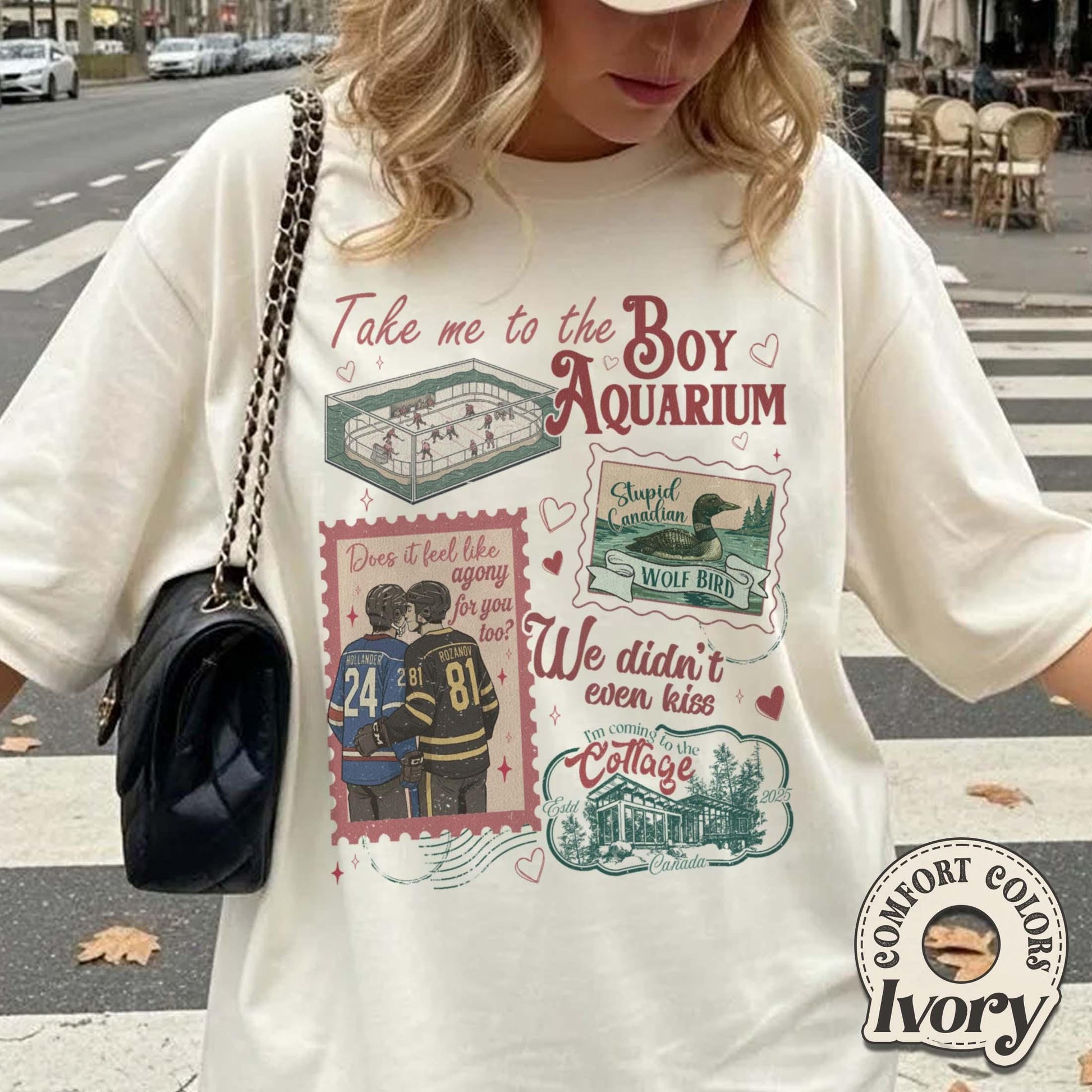 Take Me to the Boy Aquarium Shirt – Hockey Romance Reader Graphic Tee