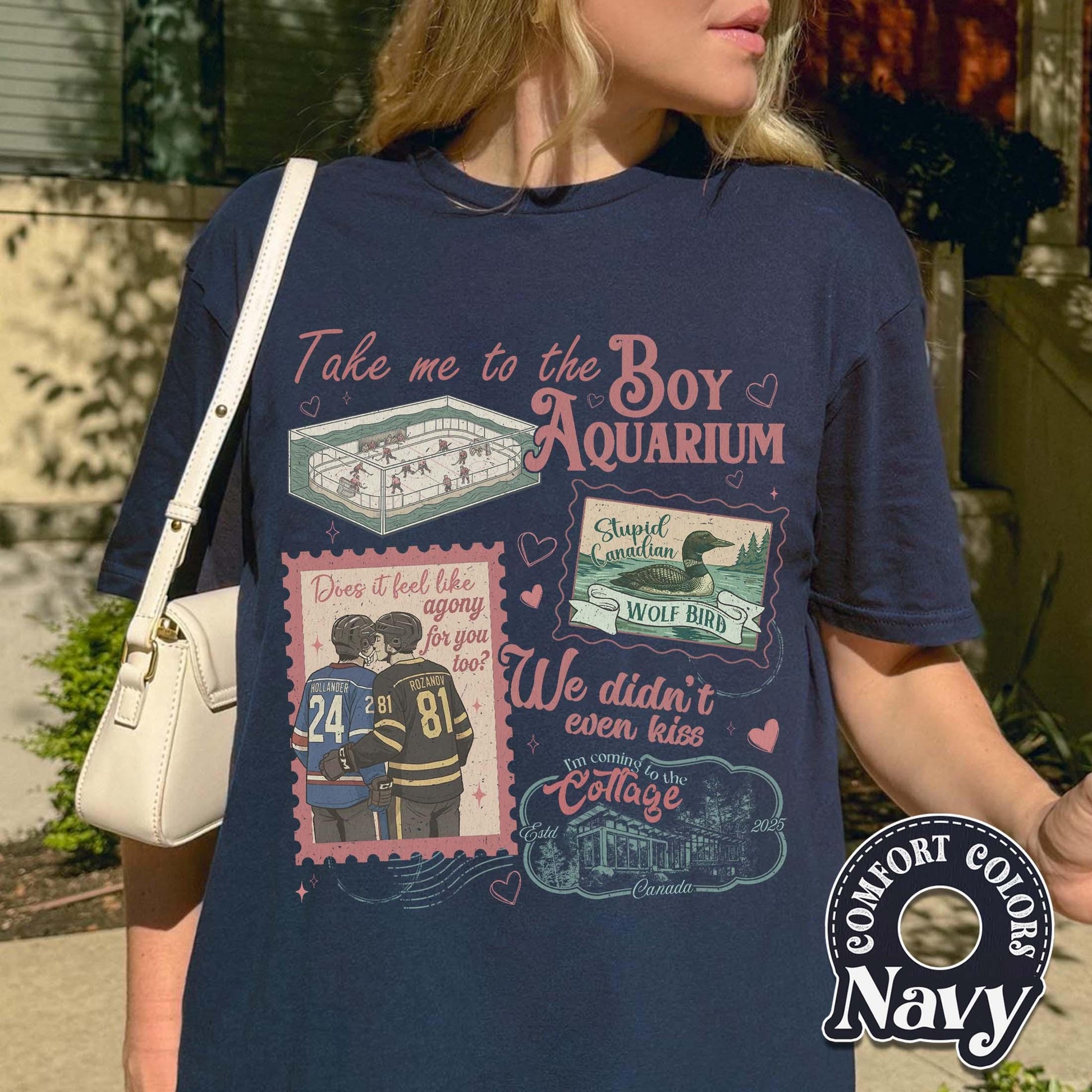 Take Me to the Boy Aquarium Shirt – Hockey Romance Reader Graphic Tee