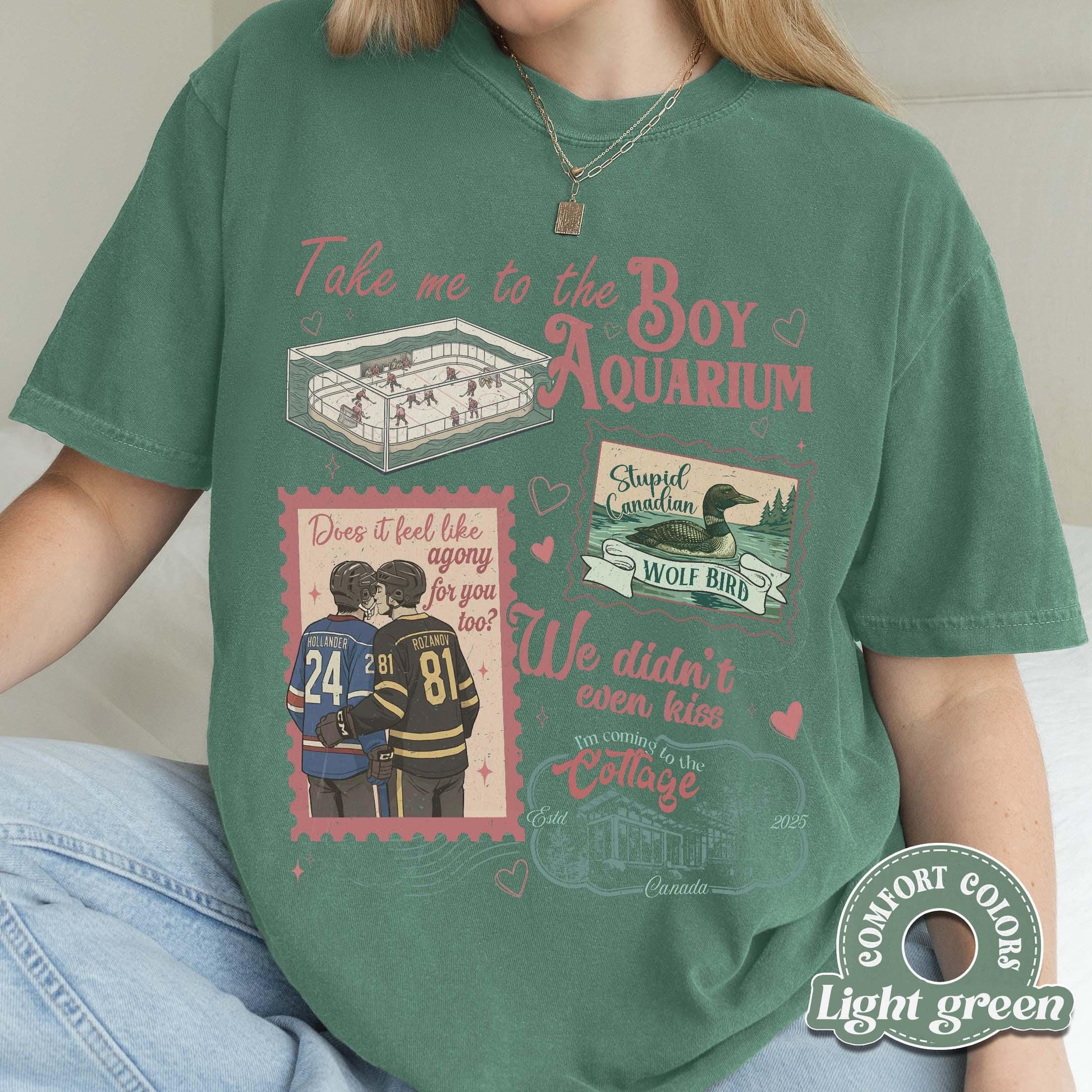 Take Me to the Boy Aquarium Shirt – Hockey Romance Reader Graphic Tee