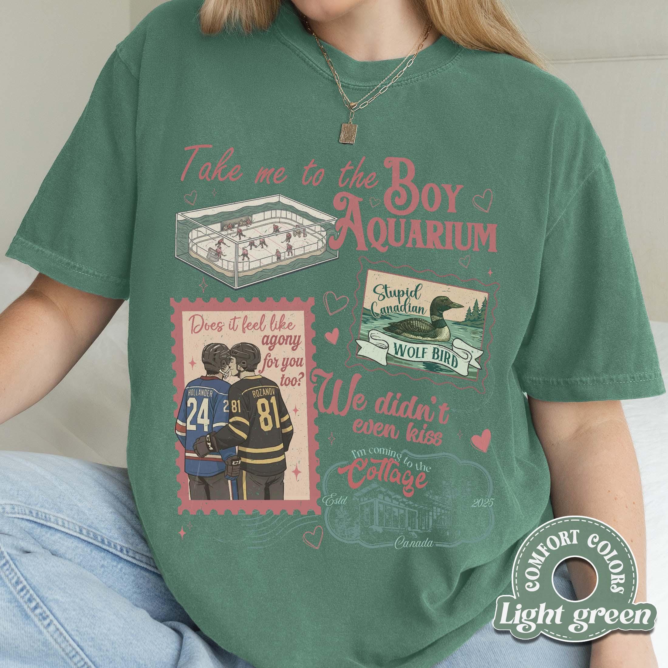 Take Me to the Boy Aquarium Shirt – Hockey Romance Reader Graphic Tee