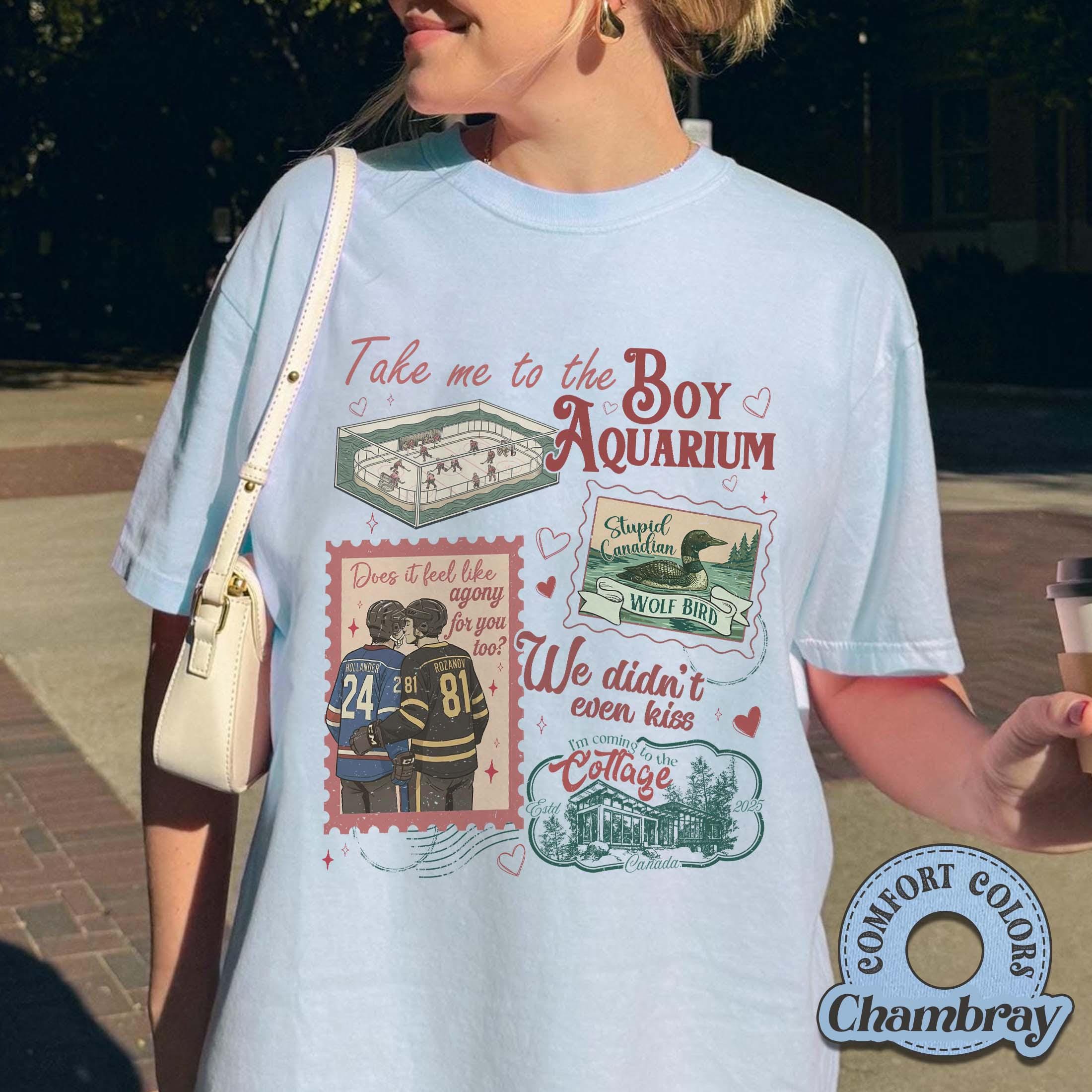 Take Me to the Boy Aquarium Shirt – Hockey Romance Reader Graphic Tee