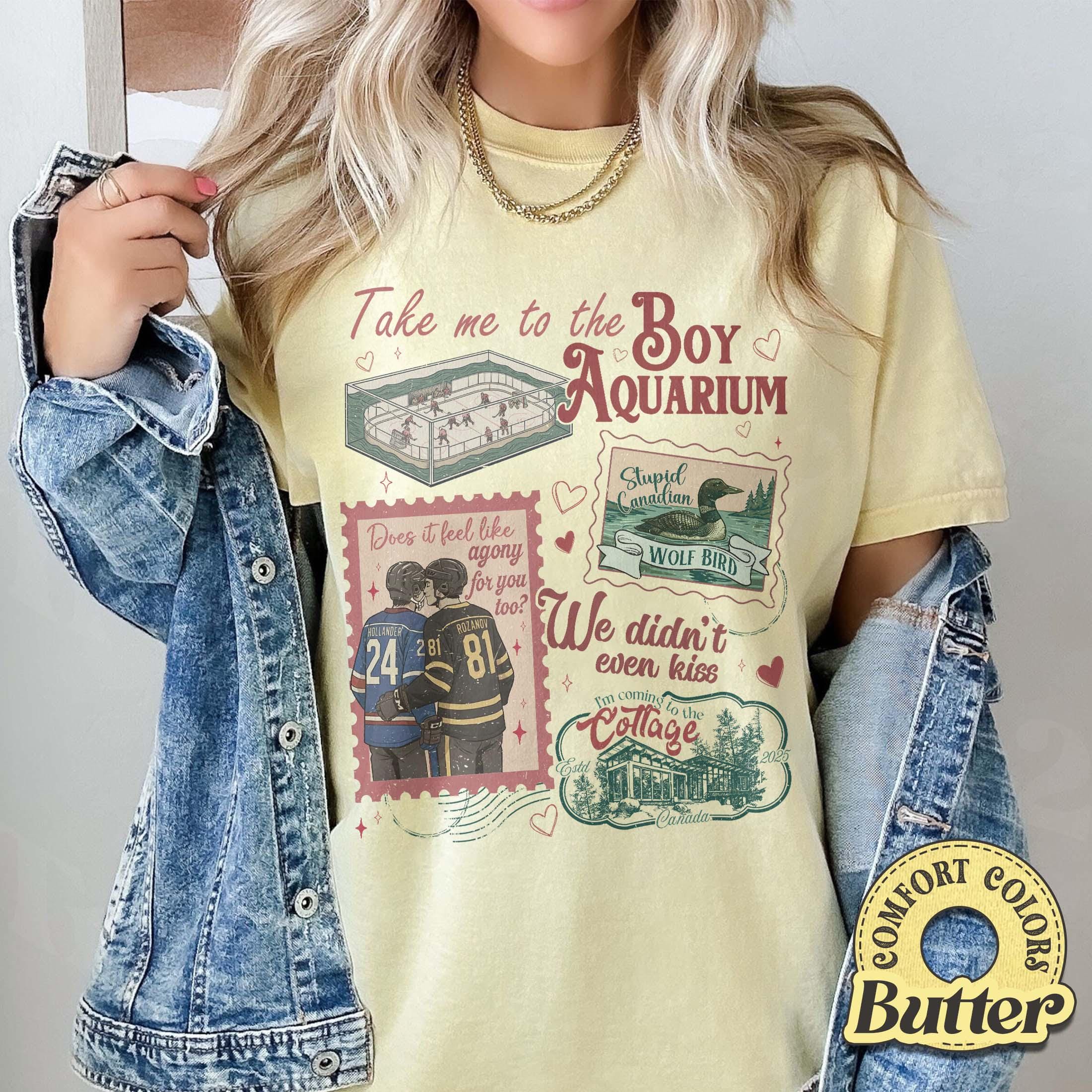 Take Me to the Boy Aquarium Shirt – Hockey Romance Reader Graphic Tee