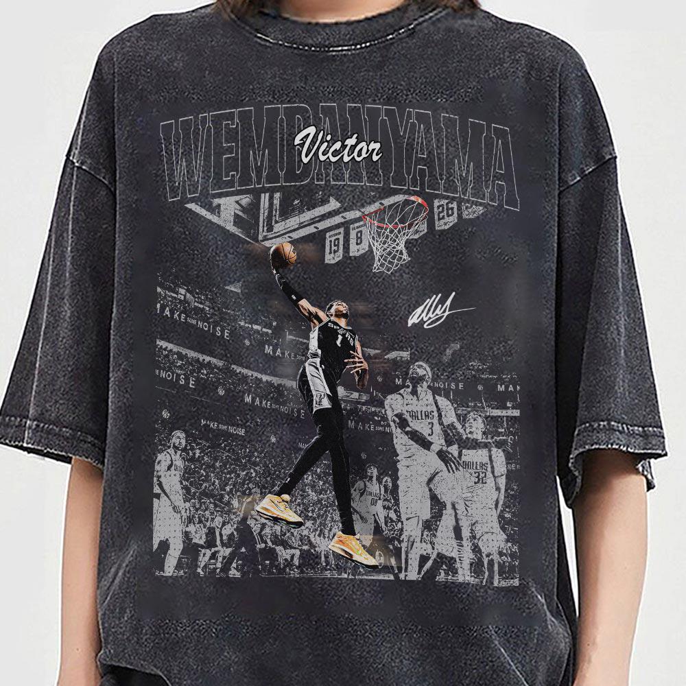 Tall Rookie Wembanyama Basketball Graphic T-Shirt - Pro Hoops Fan Gift Tee