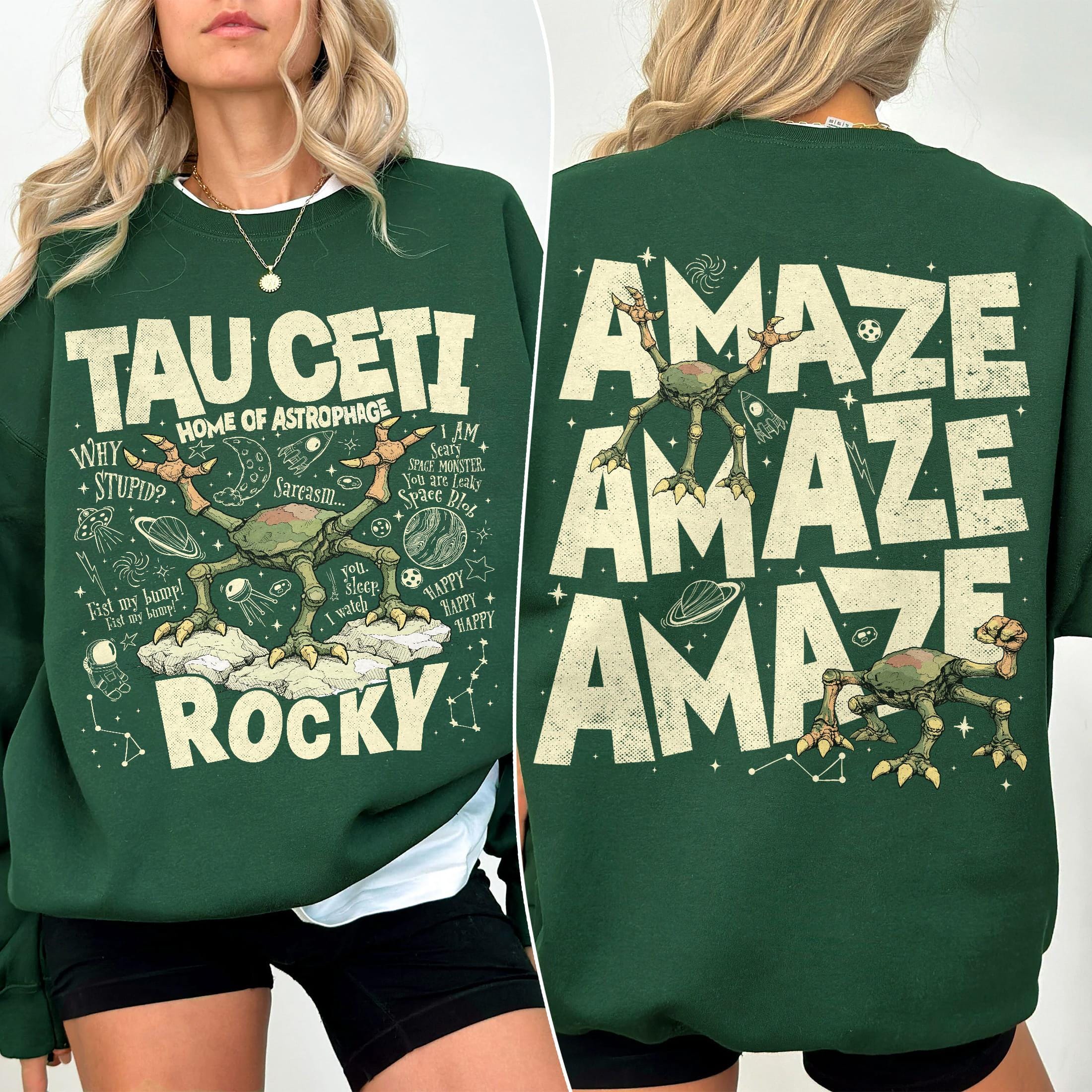 Tau Ceti Astrophage Shirt – Sci-Fi Inspired Graphic Tee for Space Fans