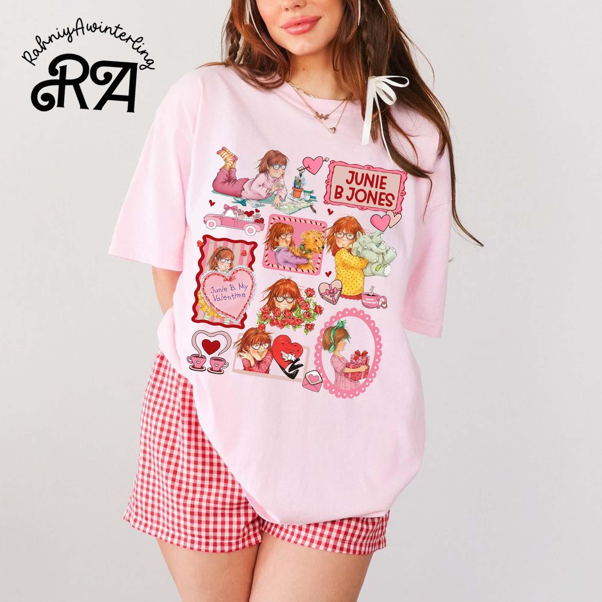 Teacher Valentine Doodle Style Shirt – First Grade Teacher Gift Tee