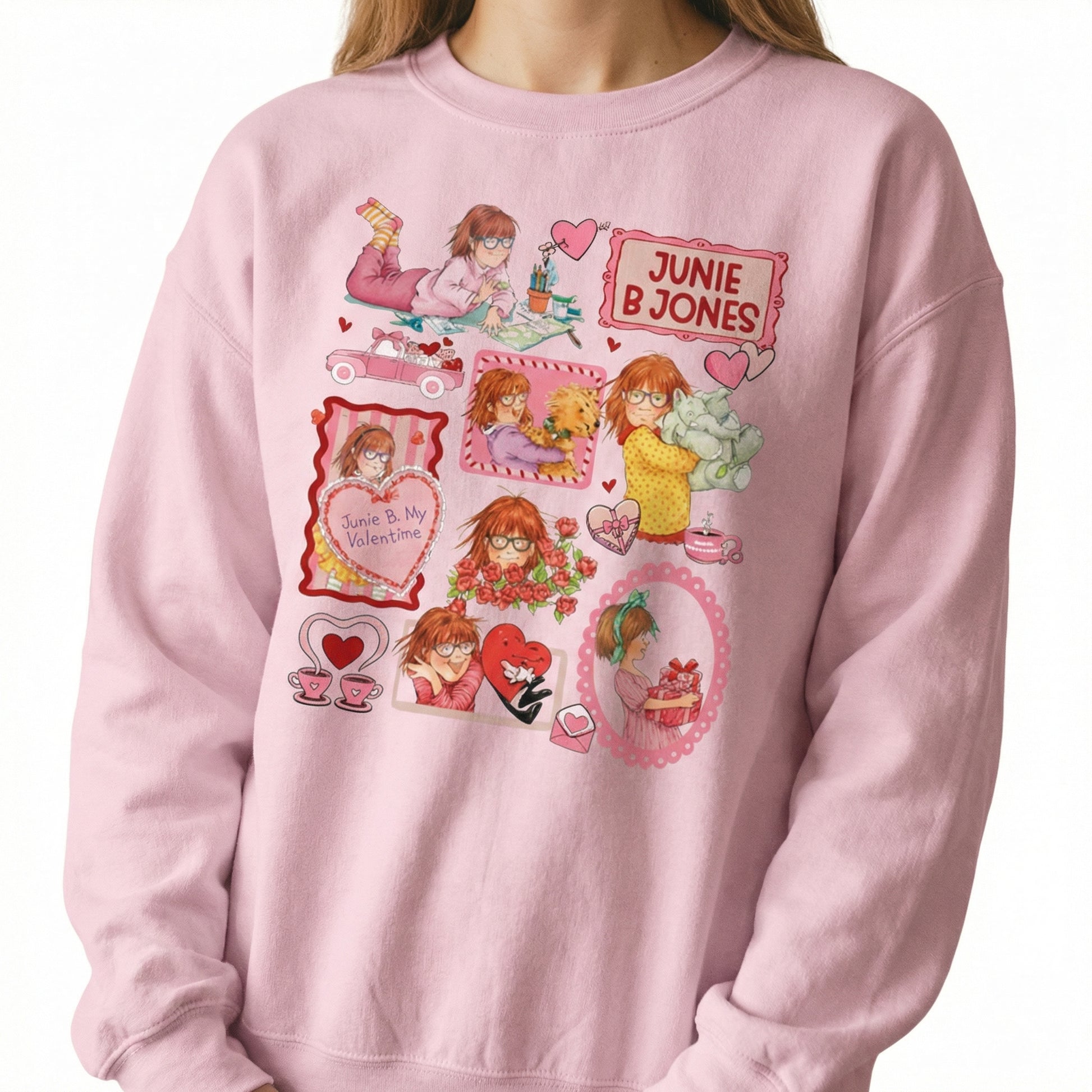 Teacher Valentine Doodle Style Shirt – First Grade Teacher Gift Tee