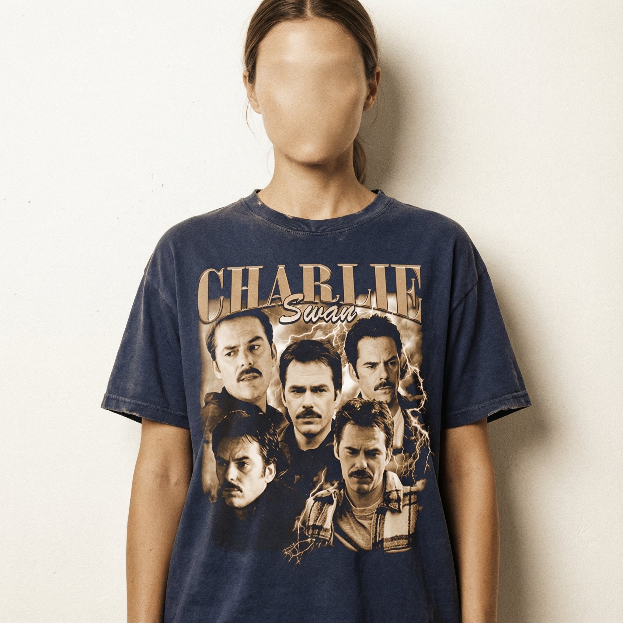Team Charlie Vintage 90s Graphic T-Shirt - Retro Meme Fan Tee