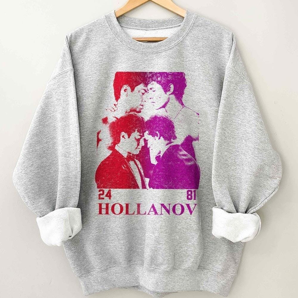 Hollanov Inspired Vintage Style Shirt – Heated Rivalry Fan Graphic Tee Unisex