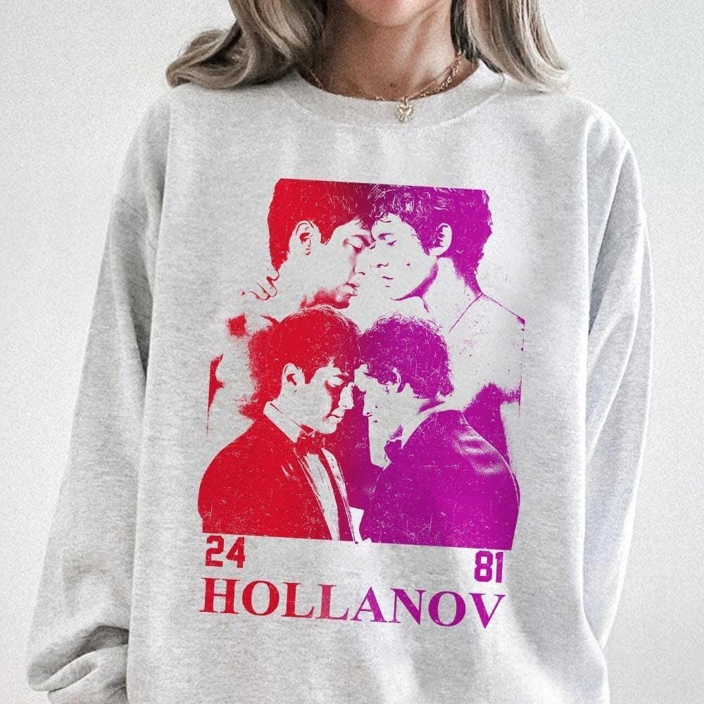 Hollanov Inspired Vintage Style Shirt – Heated Rivalry Fan Graphic Tee Unisex