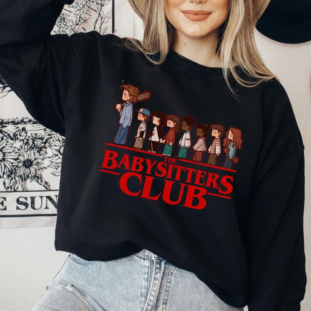 Babysitters Club Inspired Shirt – Retro 80s Style Babysitter Graphic Tee Sweatshirt